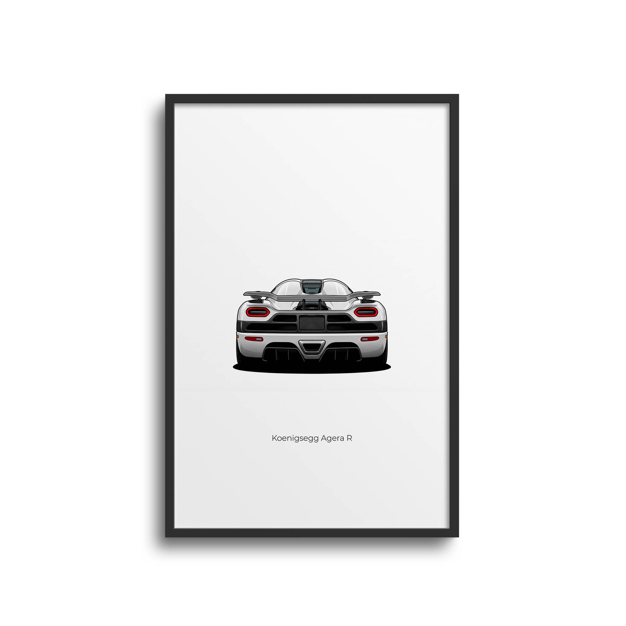 2011 Koenigsegg Agera R – Car Print (Back)