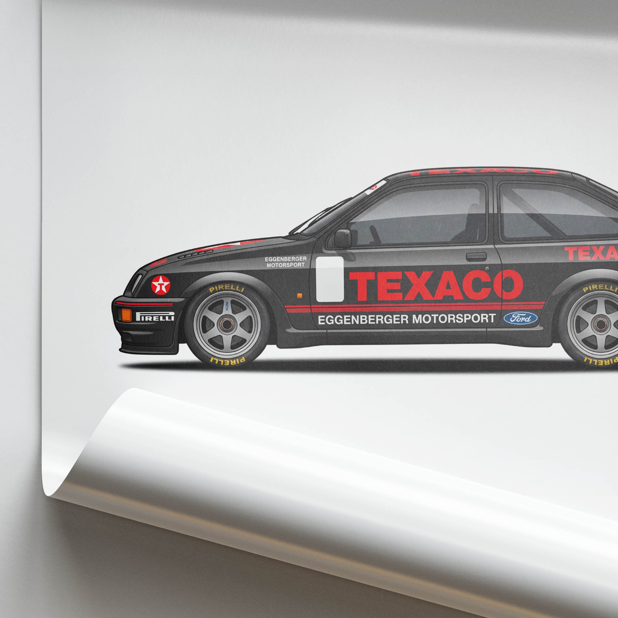 1989 Ford Sierra RS500 Cosworth Eggenberger – Car Print