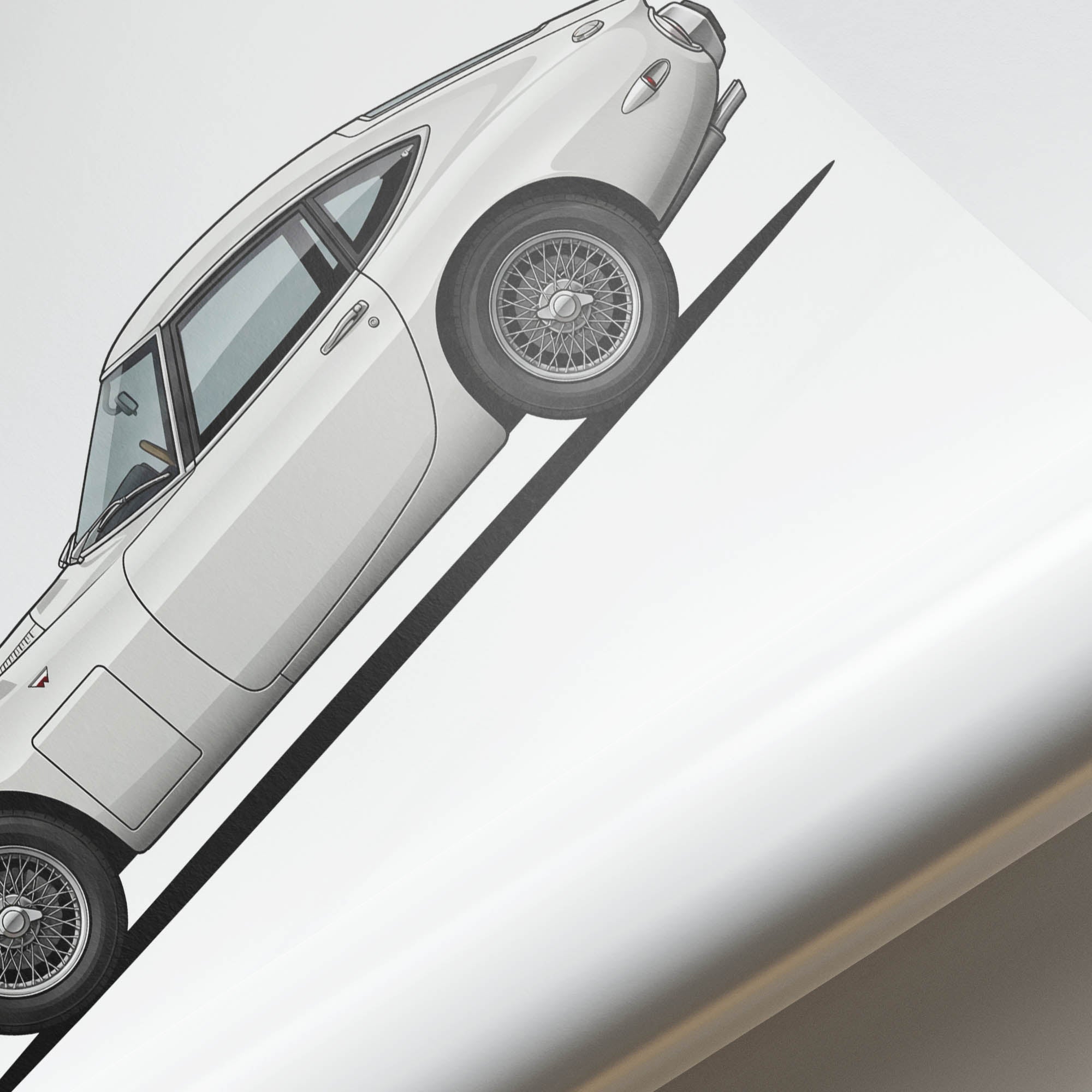 1967 Toyota 2000GT Pegasus – Car Print (Side)