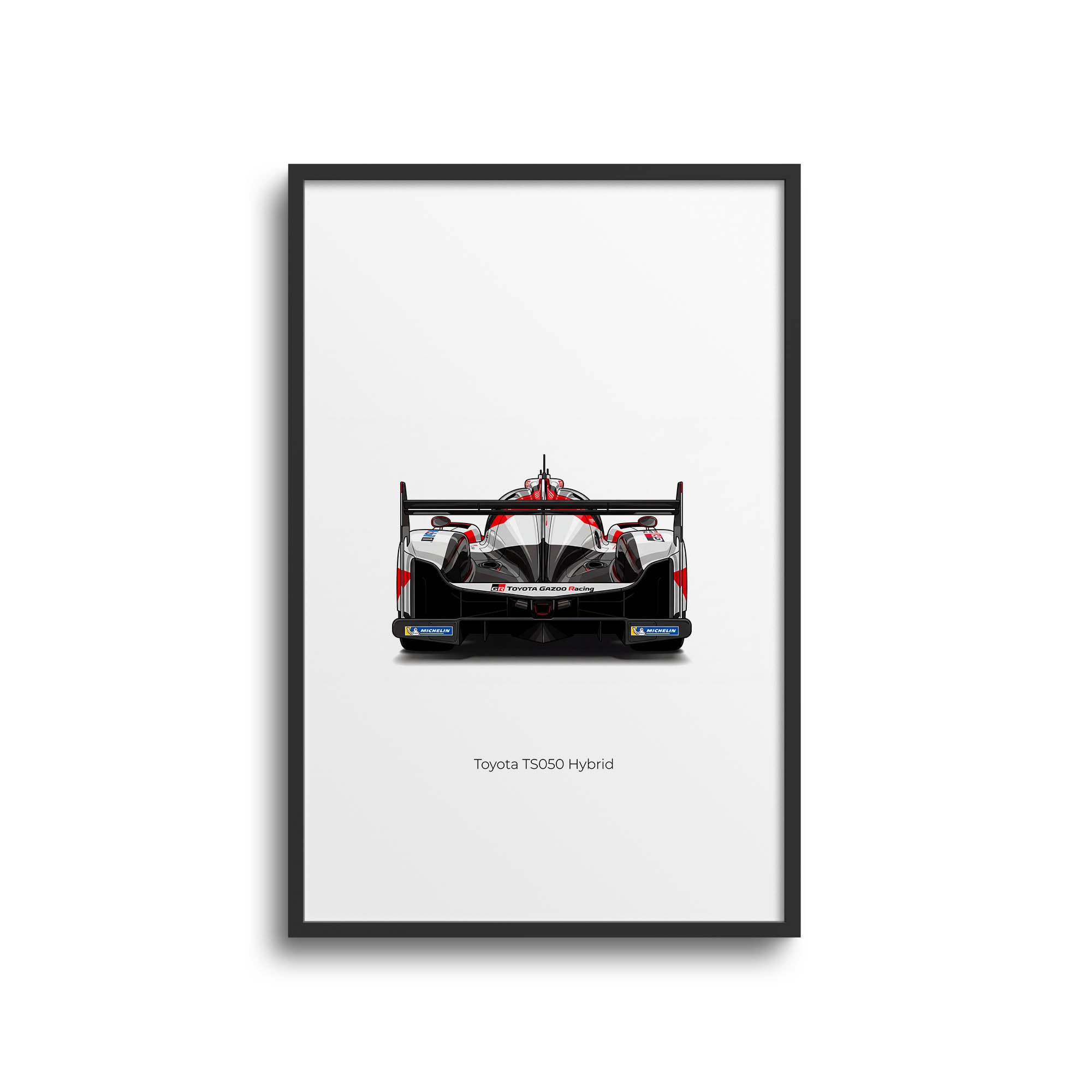 2018 Toyota TS050 Hybrid – Car Print (Back)