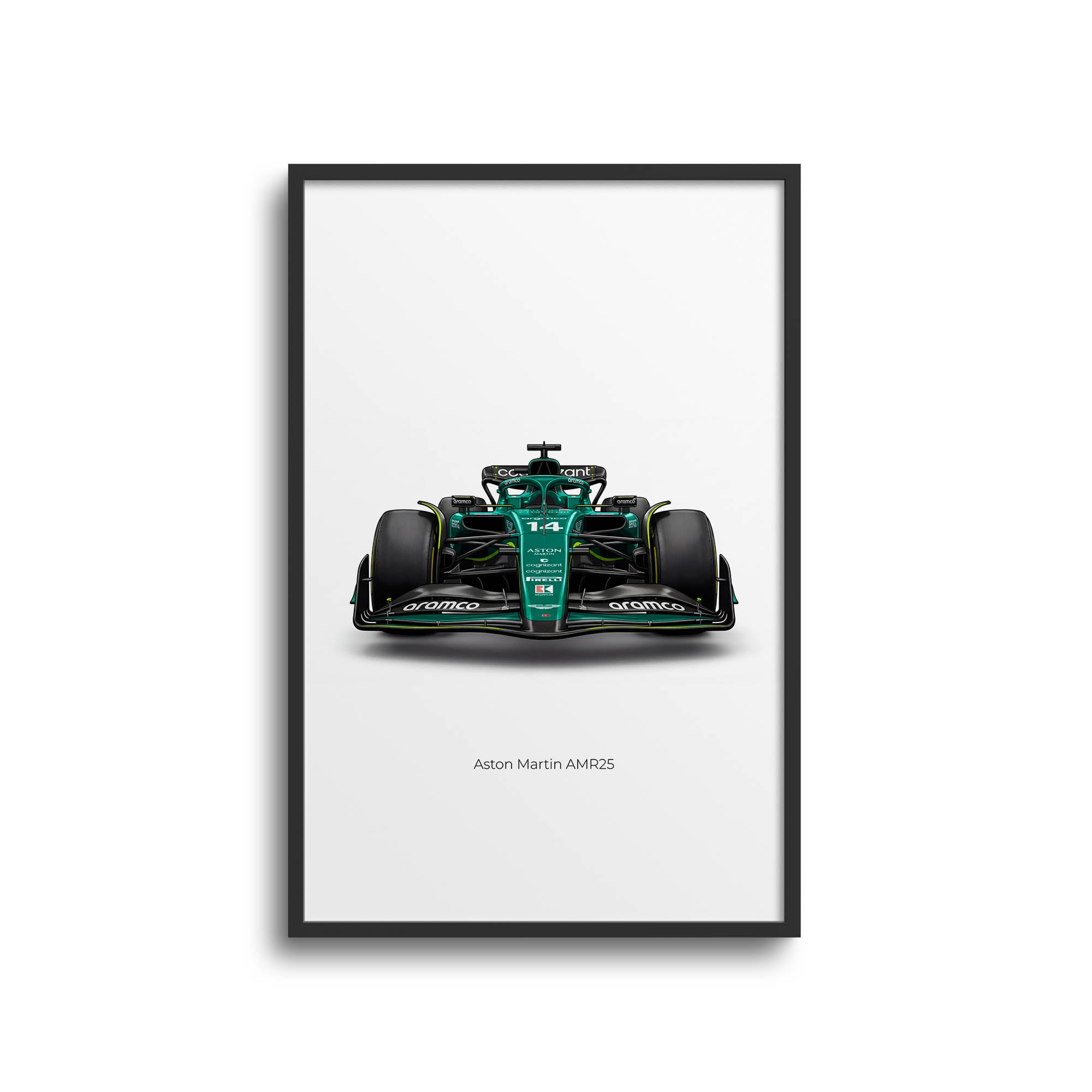 2025 Aston Martin AMR25 Fernando Alonso – Car Print