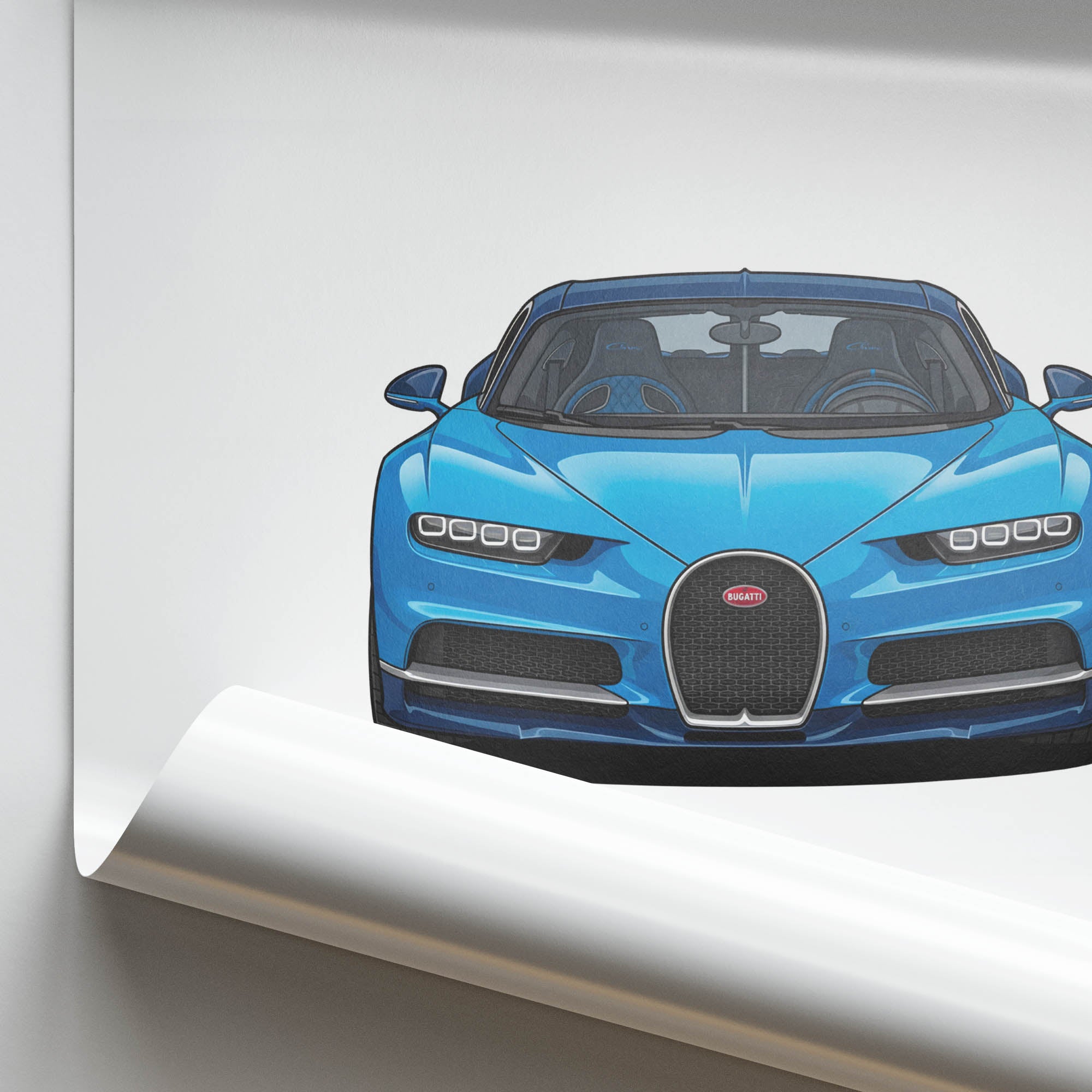 2016 Bugatti Chiron Two Tone – Car Print