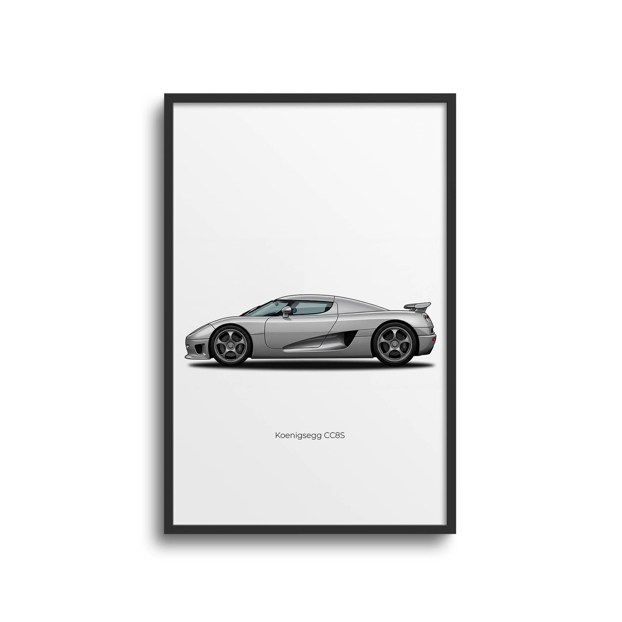 2002 Koenigsegg CC8S – Car Print (Side)