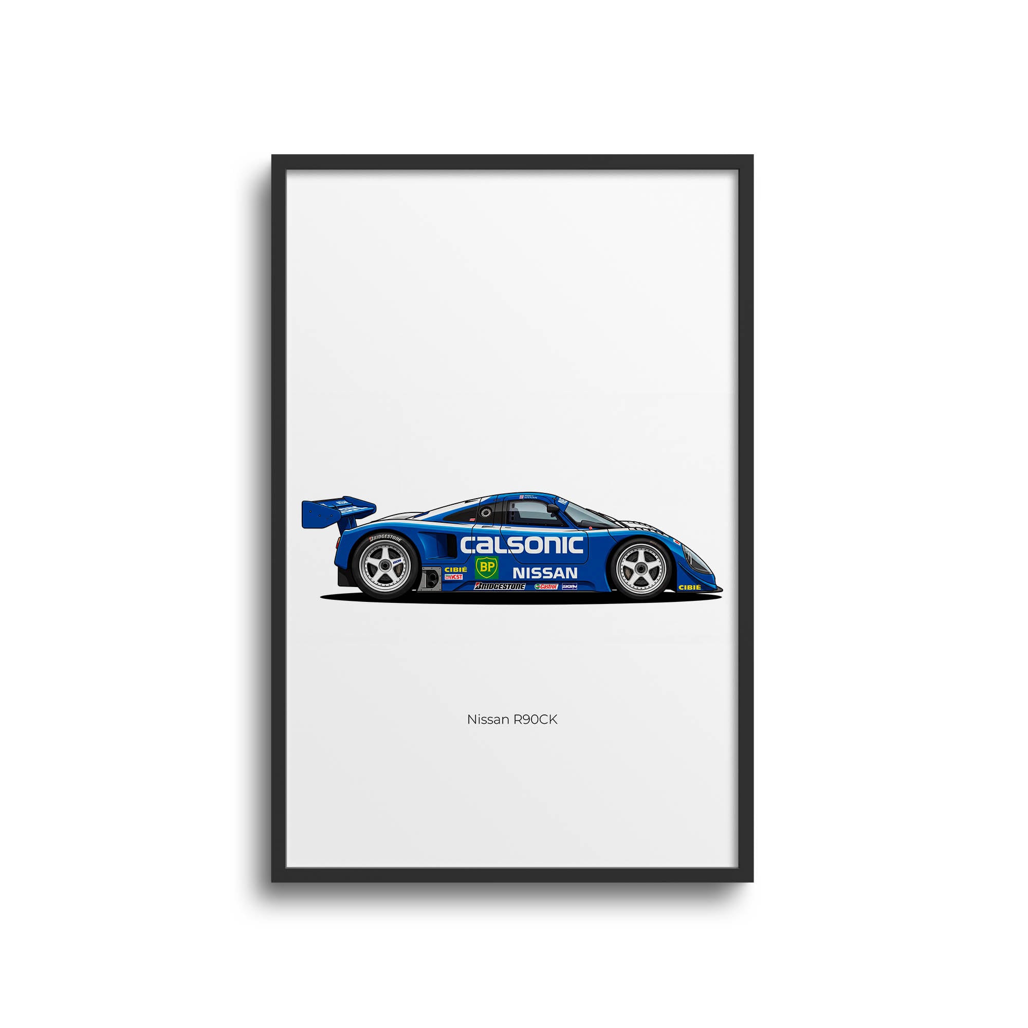 1990 Nissan R90CK Calsonic – Car Print