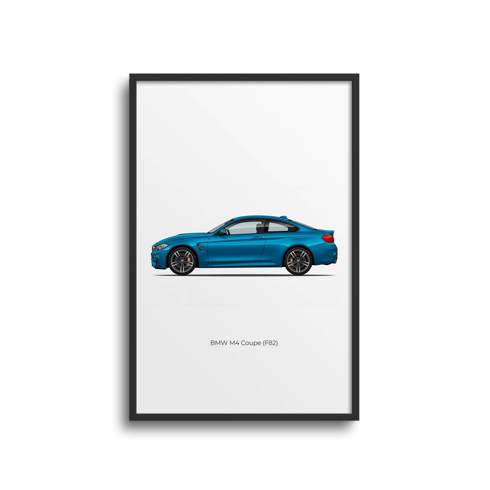 2015 BMW M4 Coupe F82 Yas Marina – Car Print (Side)