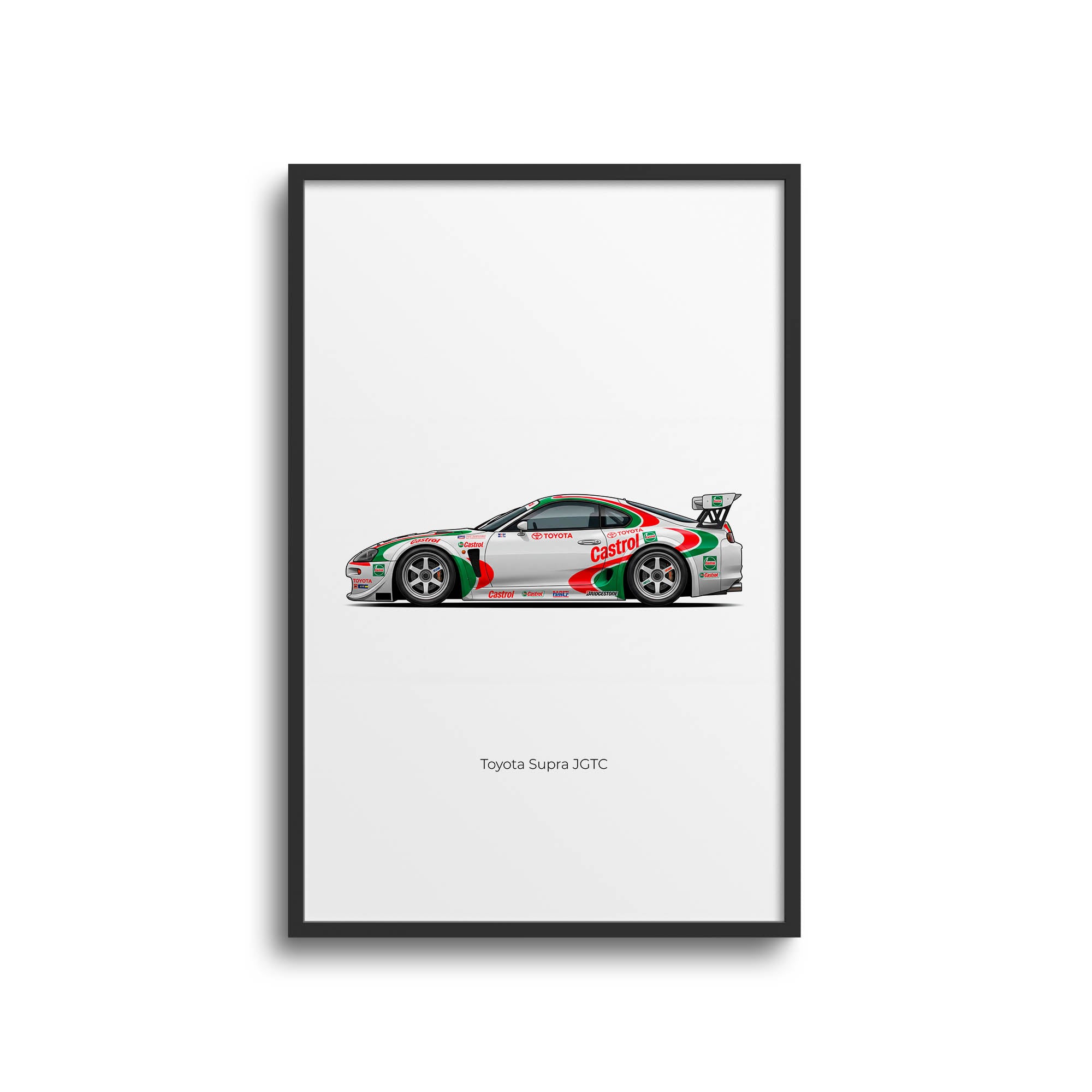 1997 Toyota Supra JGTC – Car Print (Side)