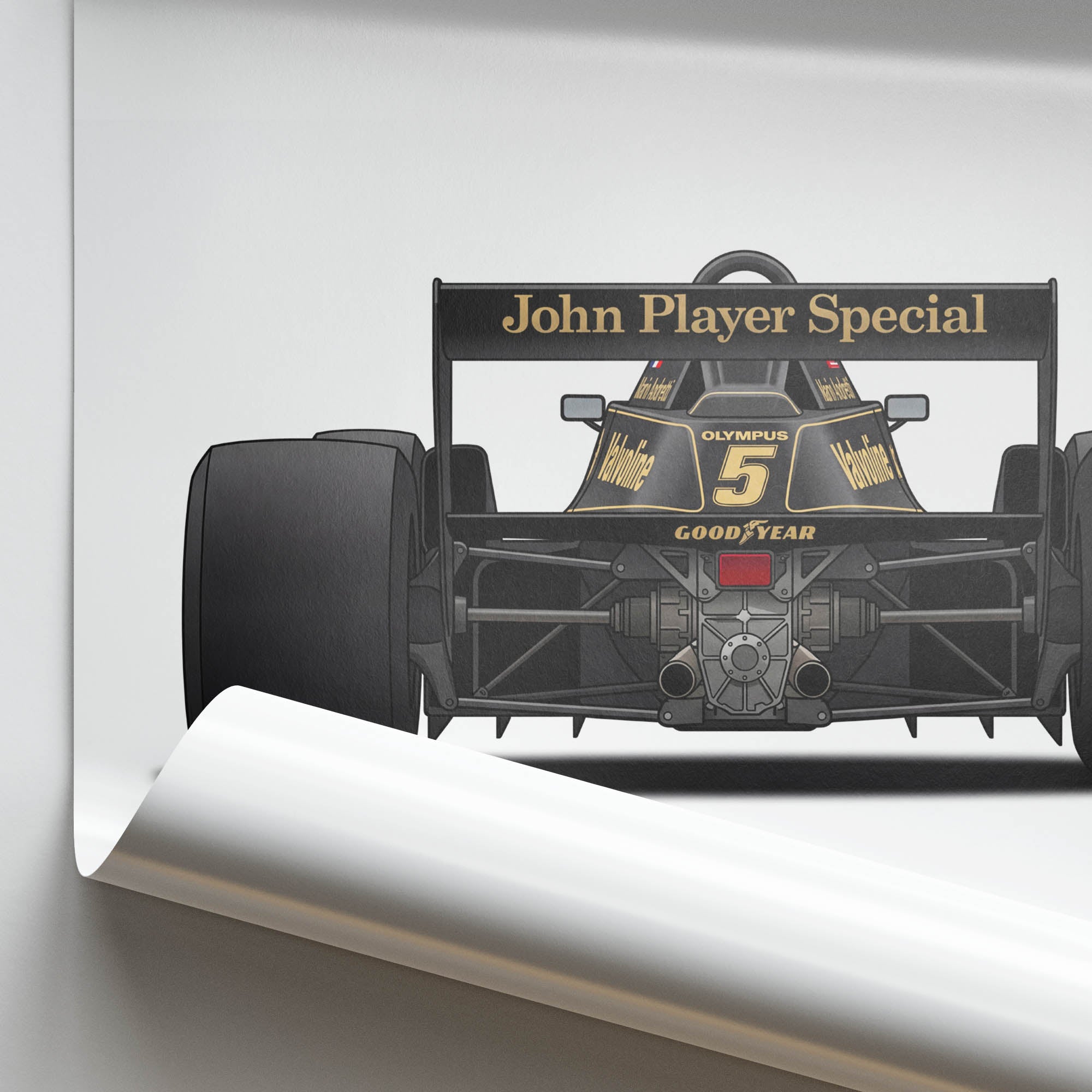 1978 Lotus 79 Mario Andretti John Player – Car Print