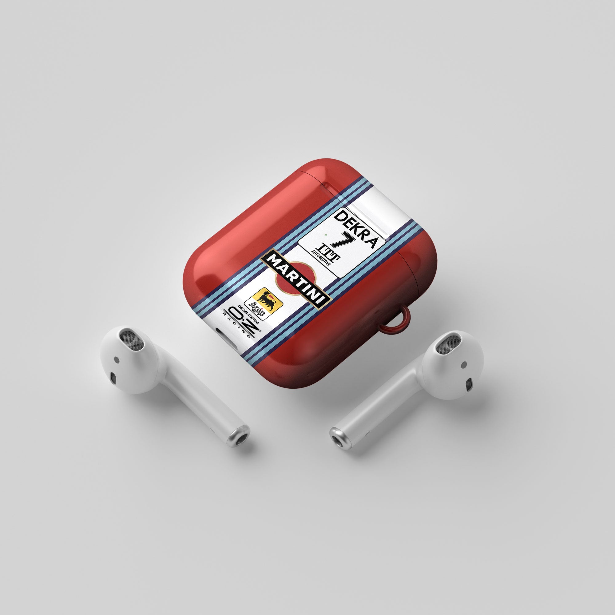155 V6 TI AirPods Case – Alfa Corse Racing Cover With Classic Motorsport Design