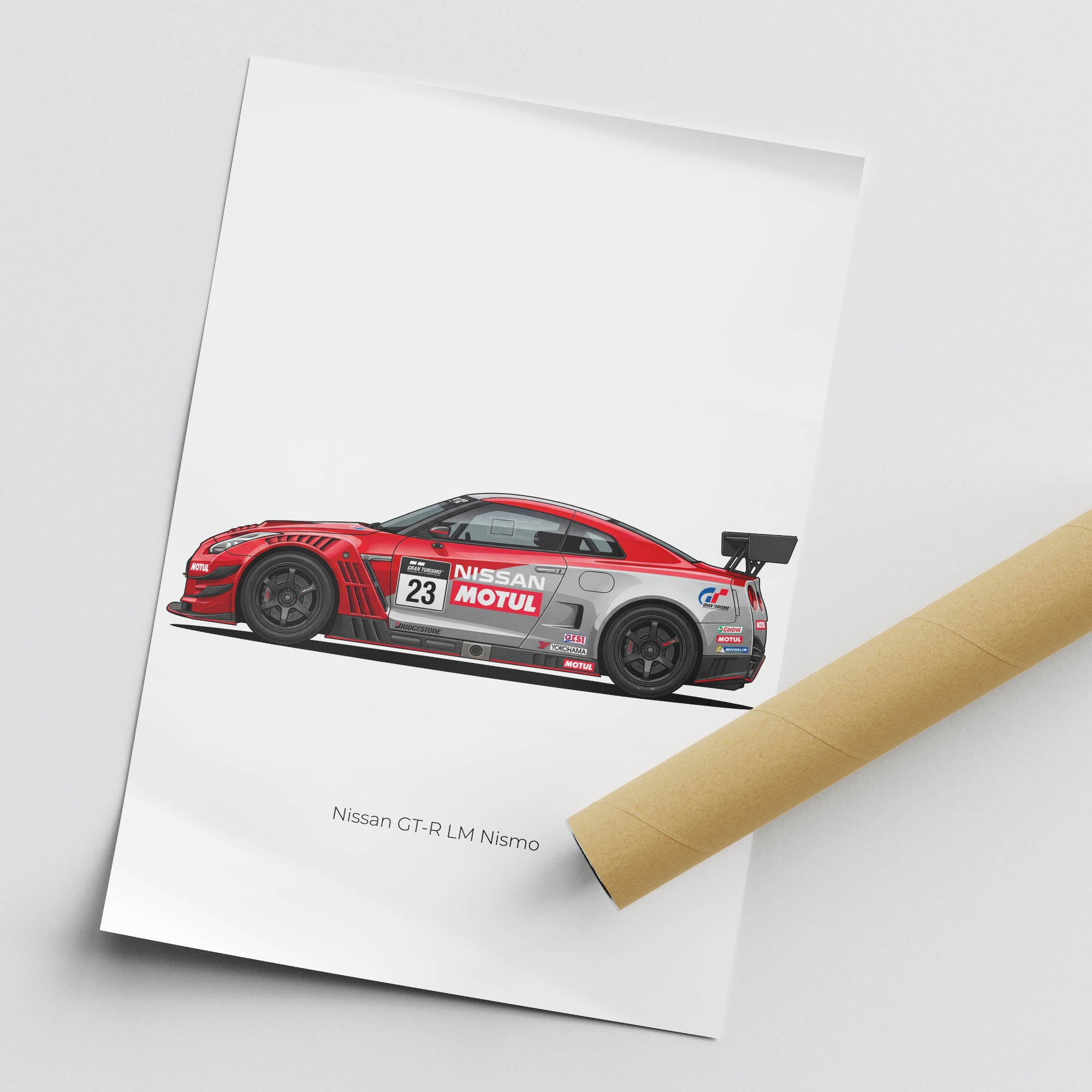 2015 Nissan GT R LM Nismo – Car Print (Side)