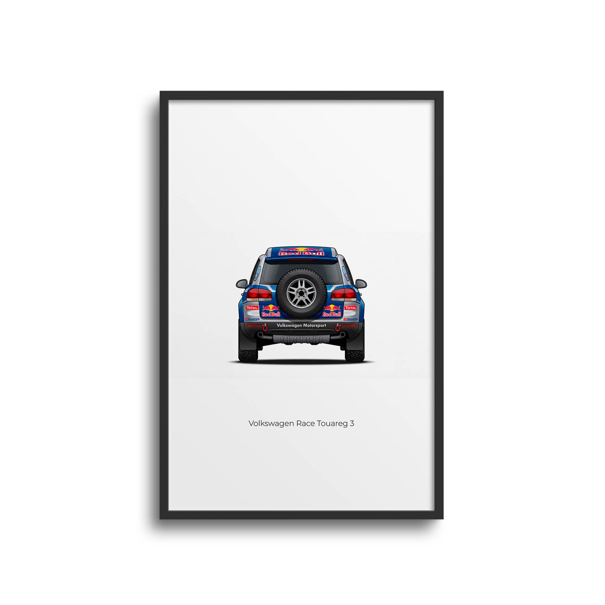 2011 Volkswagen Race Touareg 3 Nasser – Car Print
