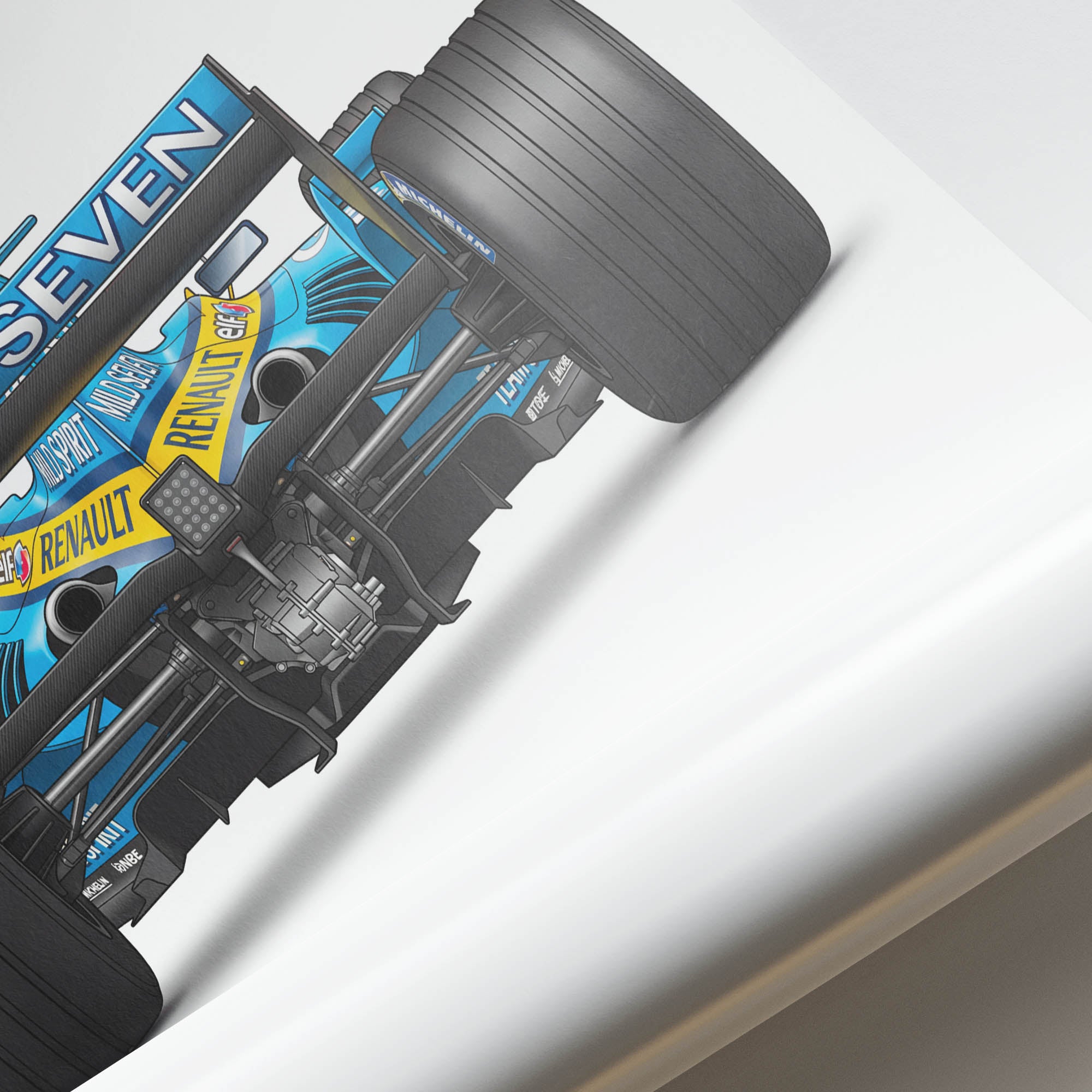 2005 Renault R25 Fernando Alonso – Car Print