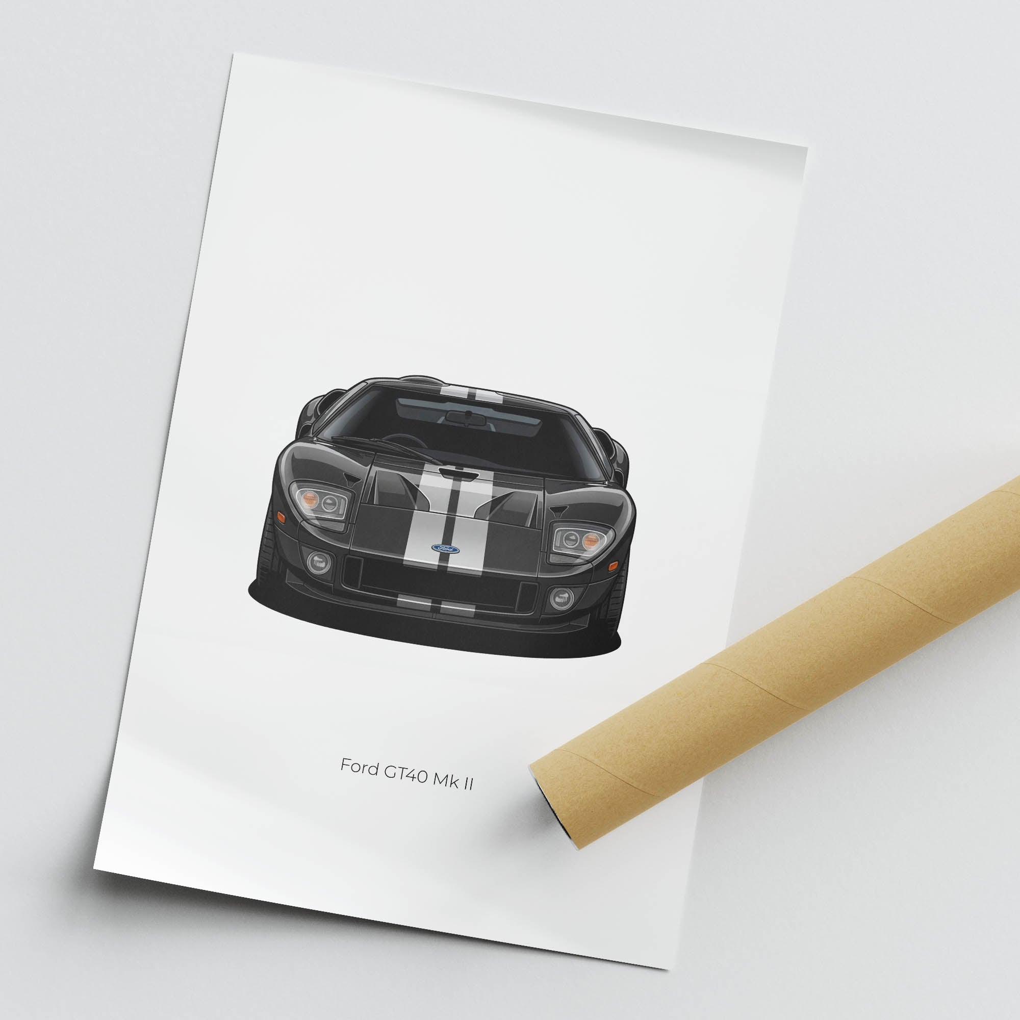1966 Ford GT40 Mk II – Car Print