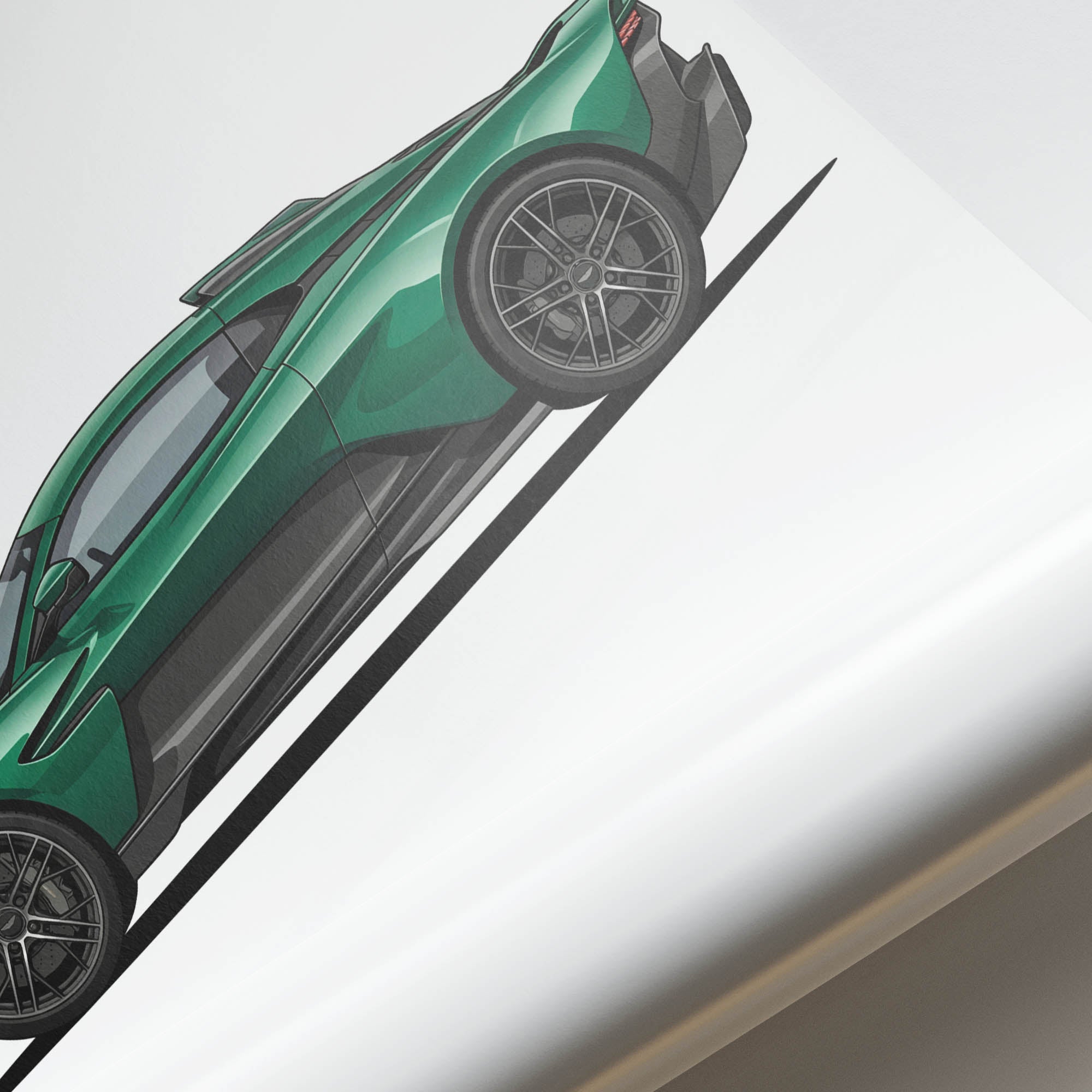 2024 Aston Martin Valhalla British – Car Print (Side)