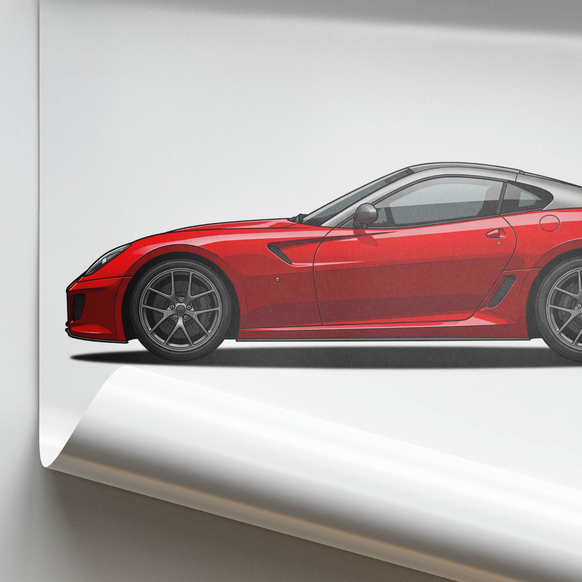 2011 Ferrari 599 GTO – Car Print