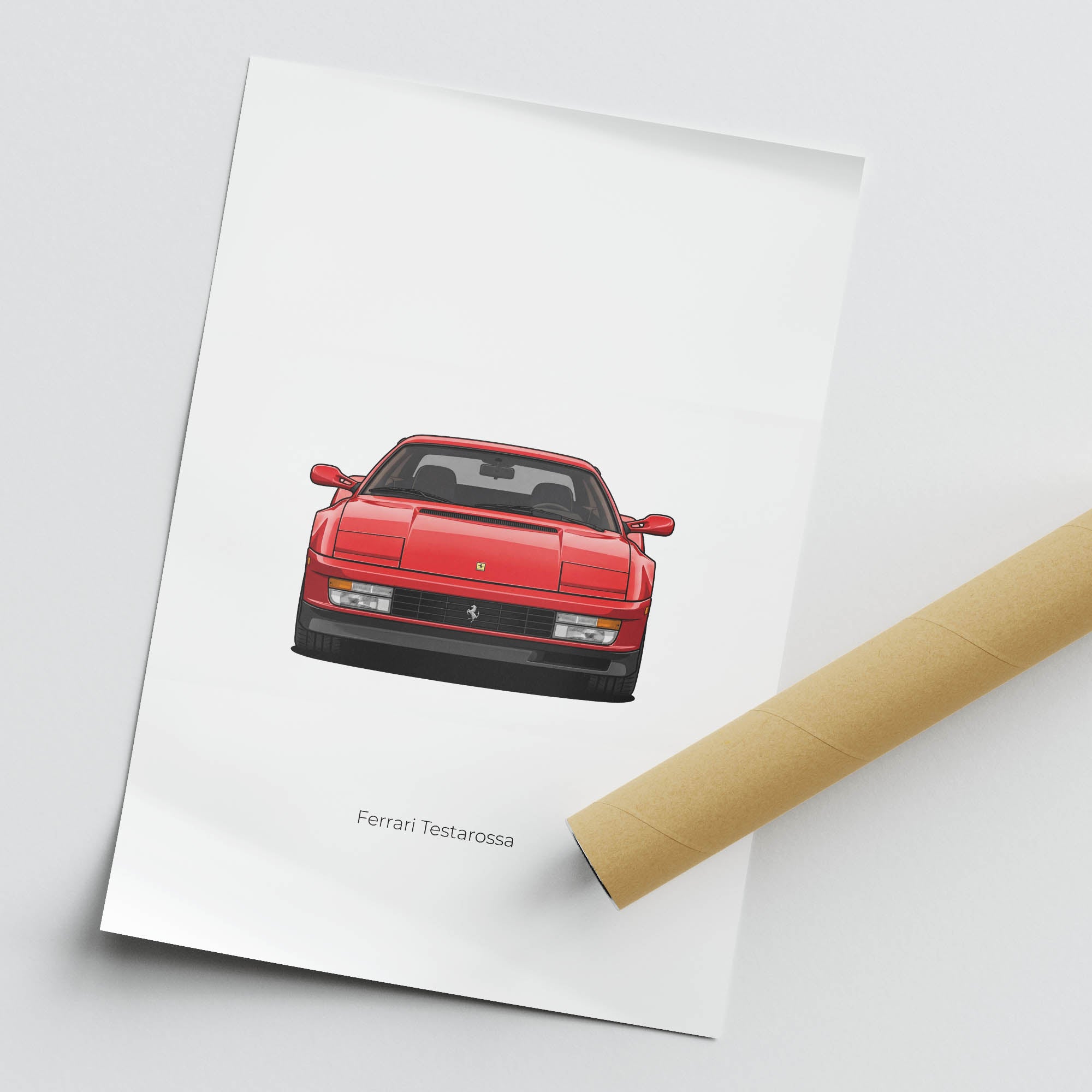 1986 Ferrari Testarossa – Car Print