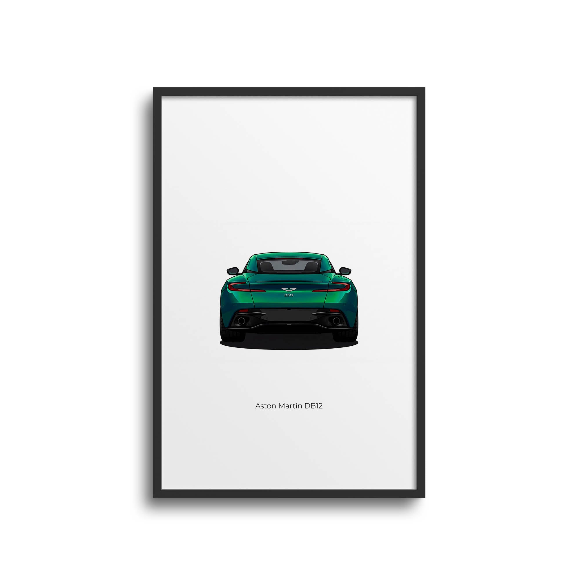 2024 Aston Martin DB12 Iridescent Emerald – Car Print