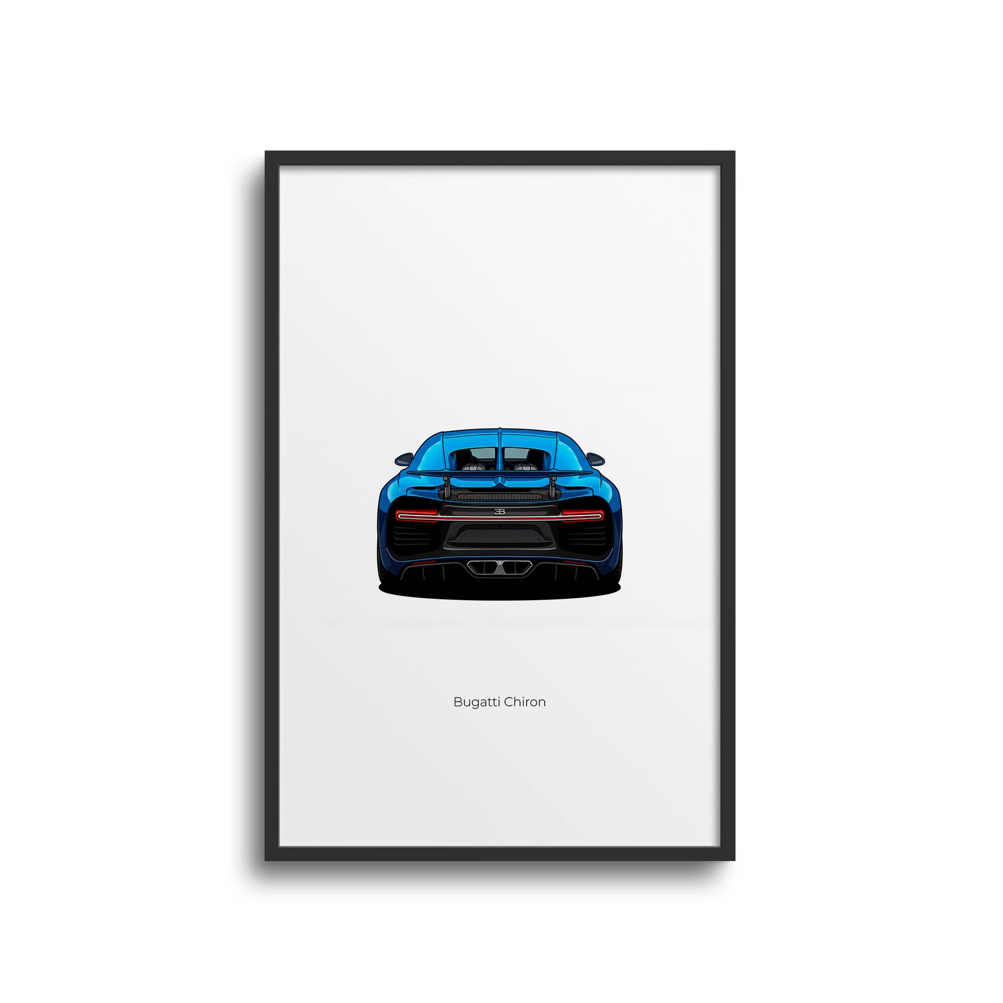 2016 Bugatti Chiron Two Tone – Car Print