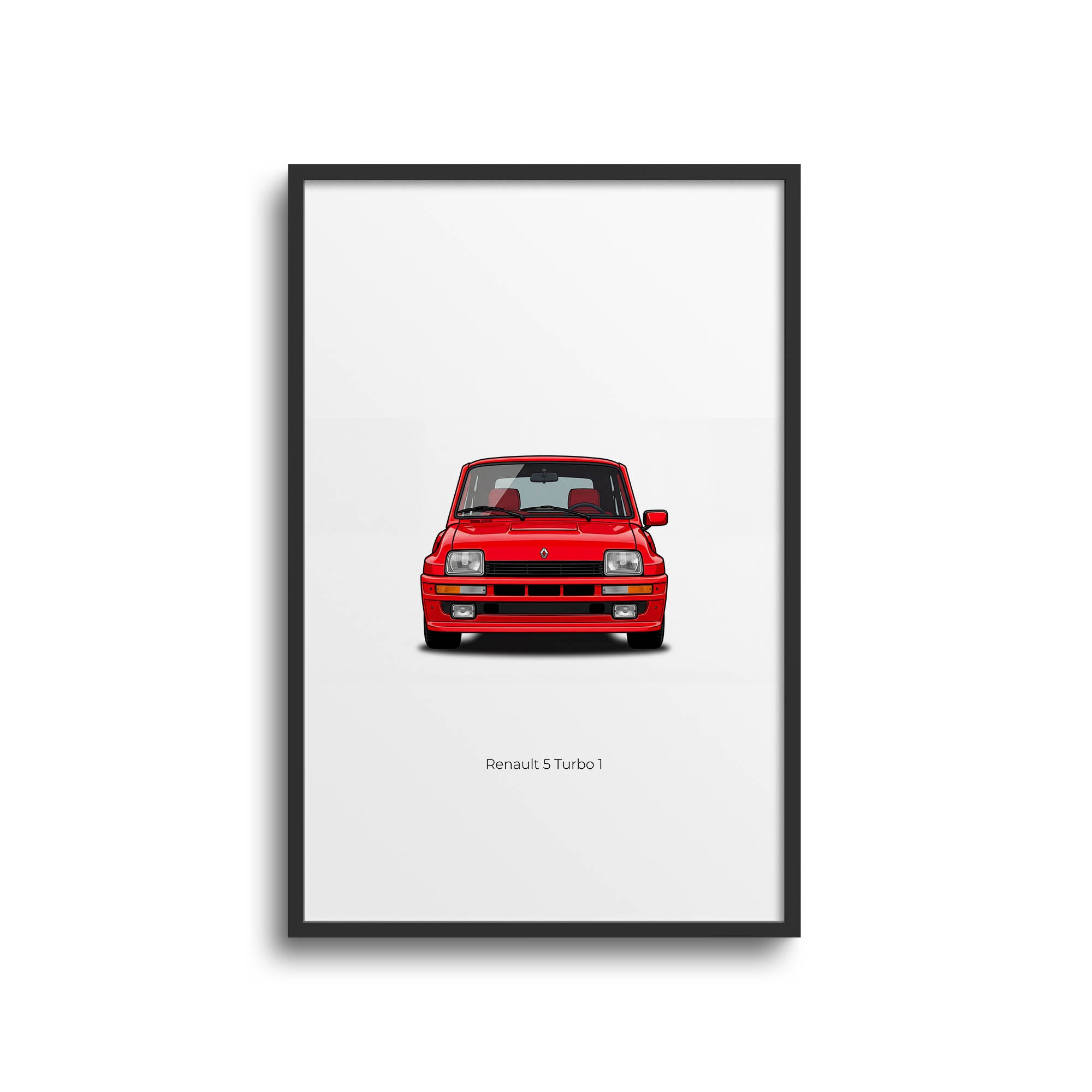 1980 Renault 5 Turbo – Car Print (Front)