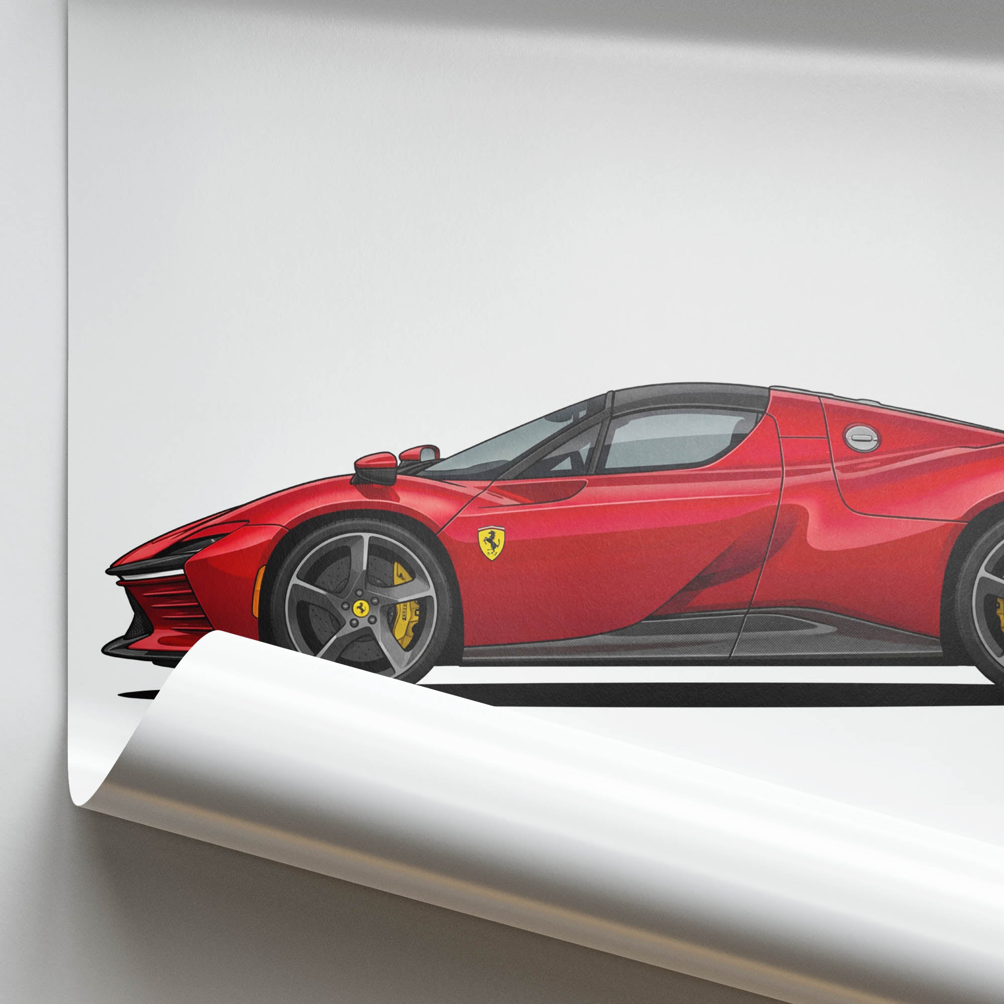 2024 Ferrari Daytona SP3 – Car Print (Side)