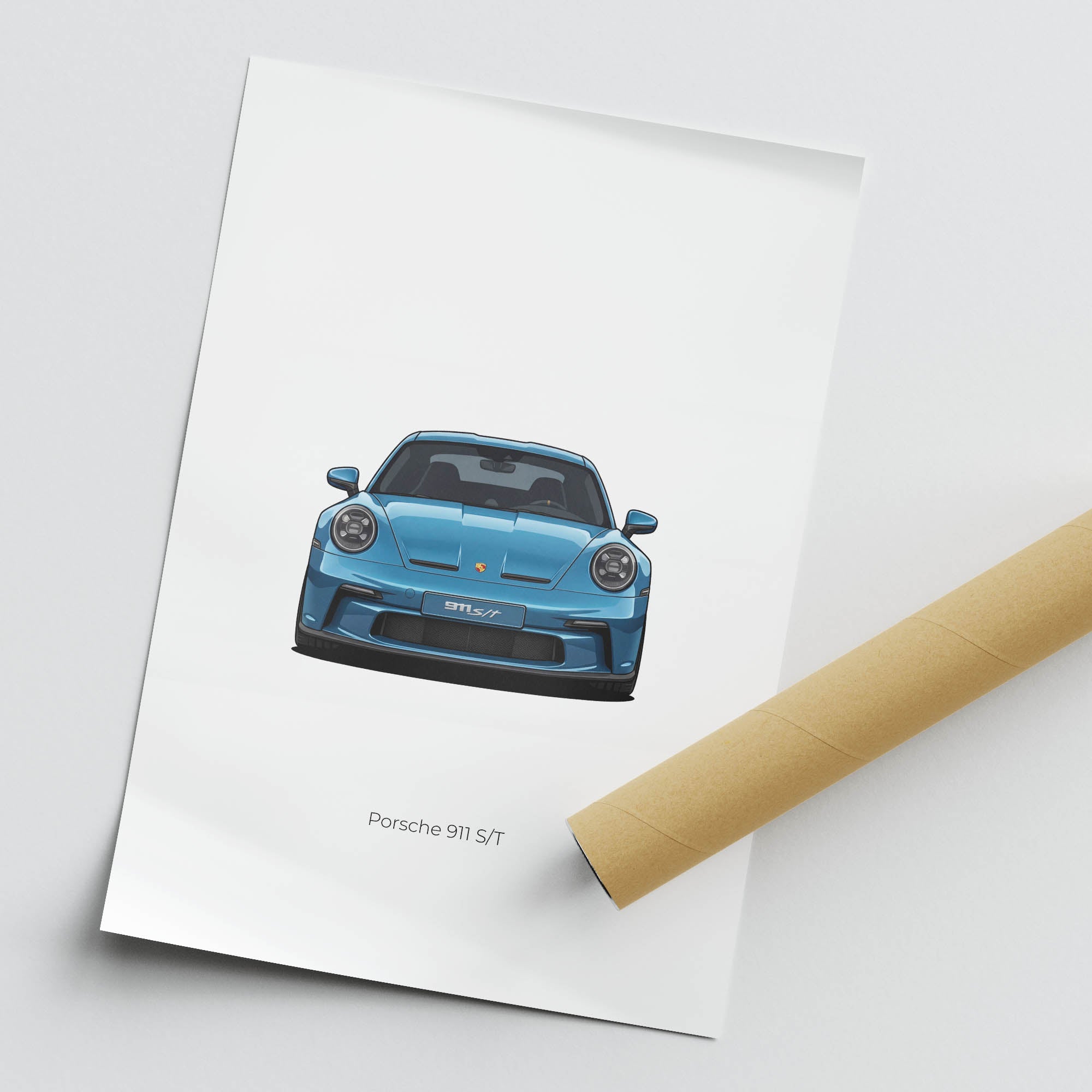 2024 Porsche 911 S T Shore – Car Print