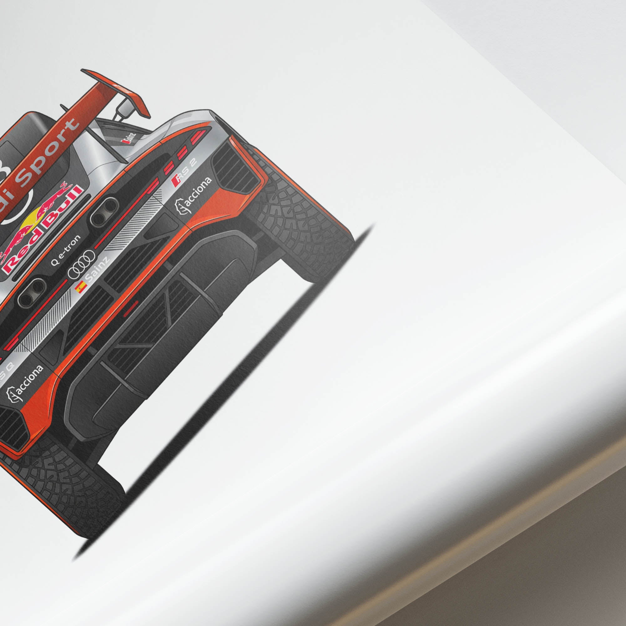 2024 Audi RS Q e-tron E2 Carlos Sainz Sr – Car Print