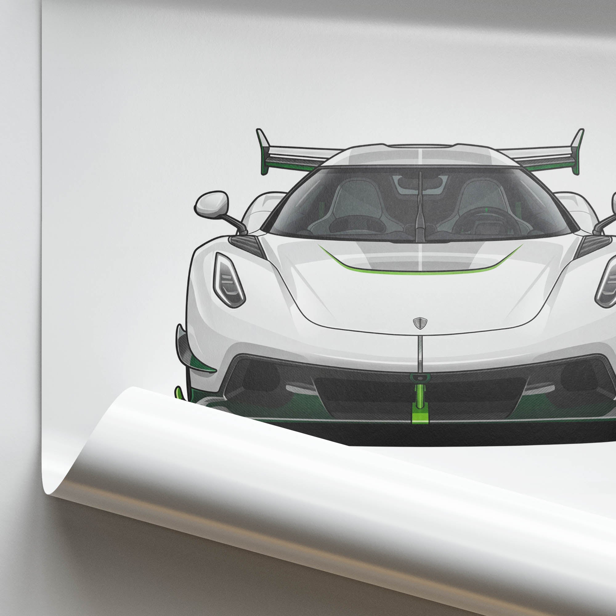 2021 Koenigsegg Jesko Attack – Car Print