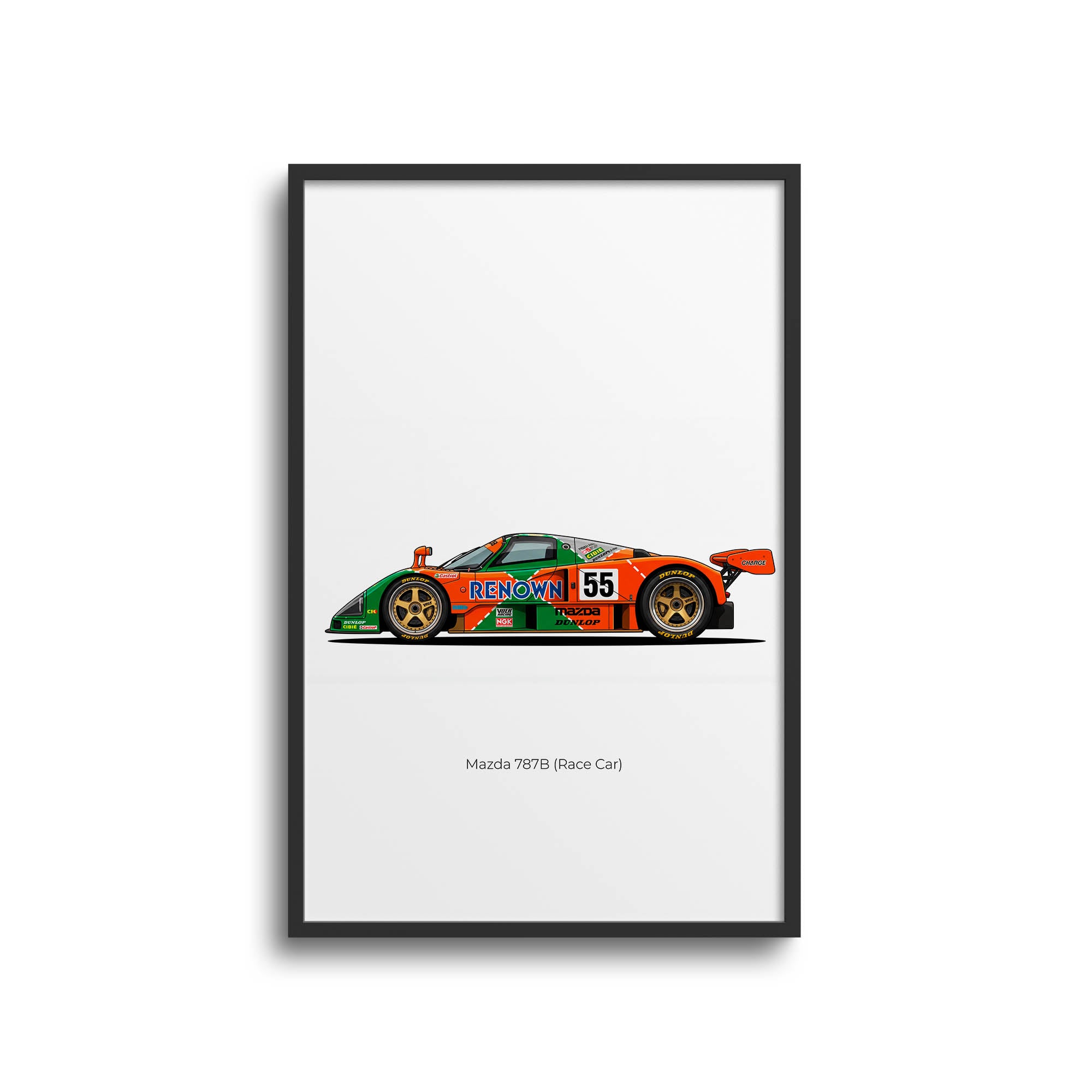1991 Mazda 787B Race Car – Car Print
