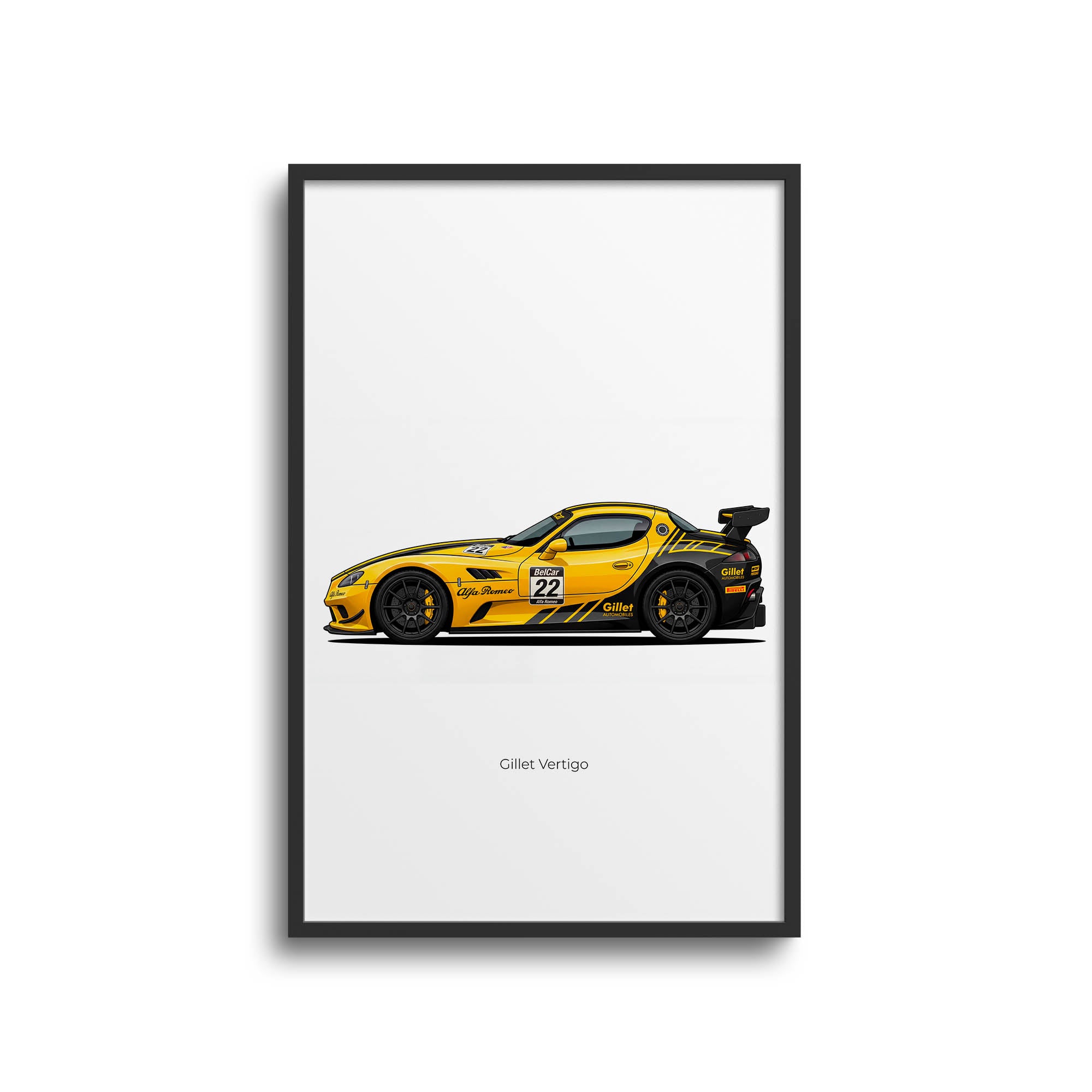 2000 Gillet Vertigo Belgian – Car Print