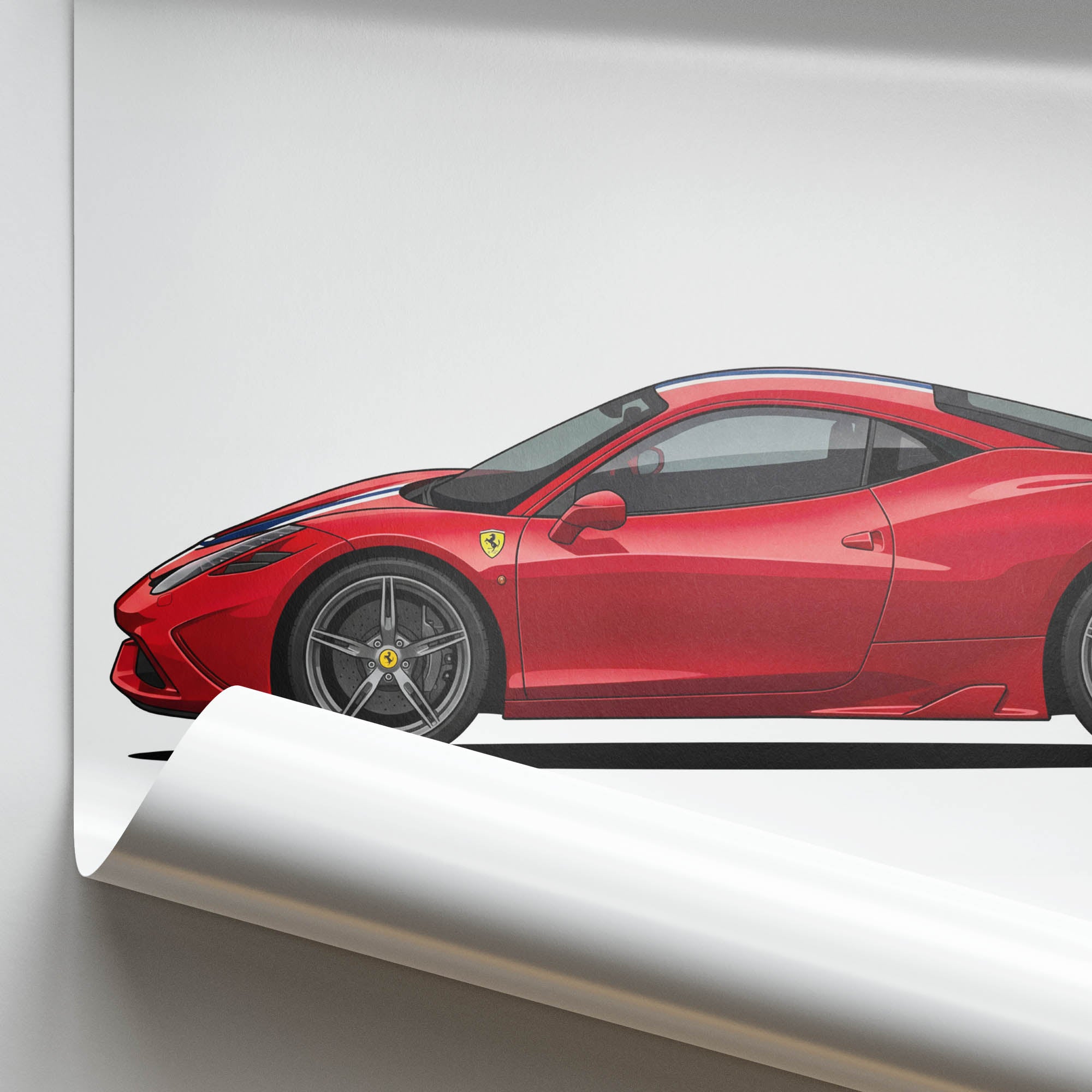 2014 Ferrari 458 Speciale – Car Print