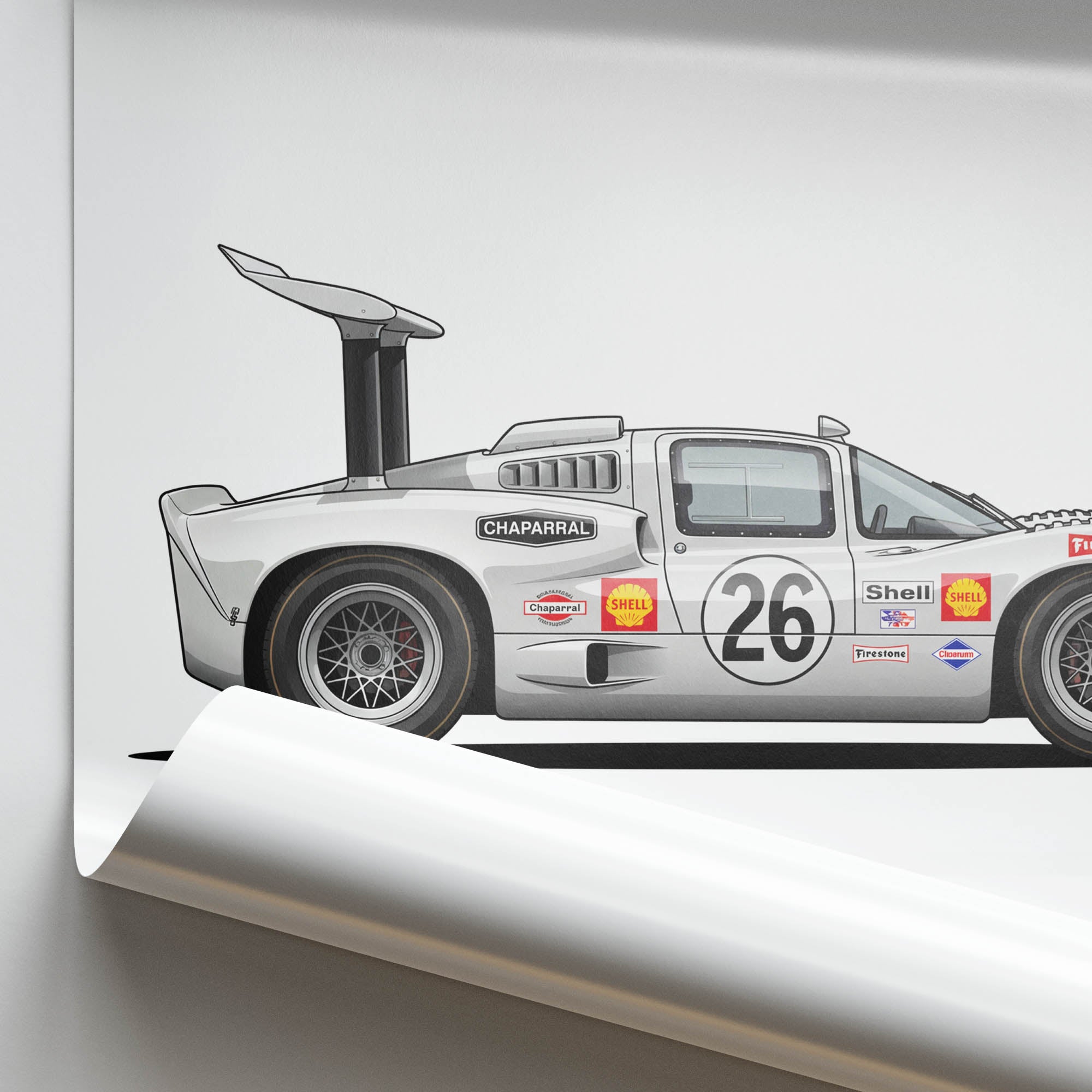 1967 Chaparral 2F – Car Print (Side)