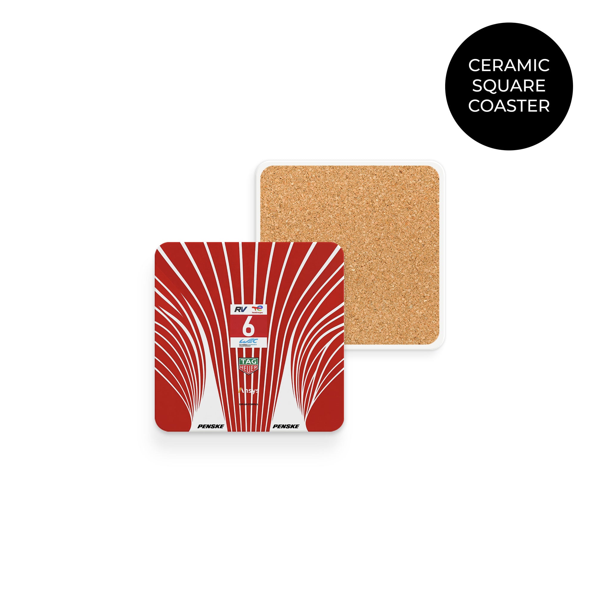 Porsche 963 Coaster – Durable Heat Resistant Motorsport Drinkware Accessory