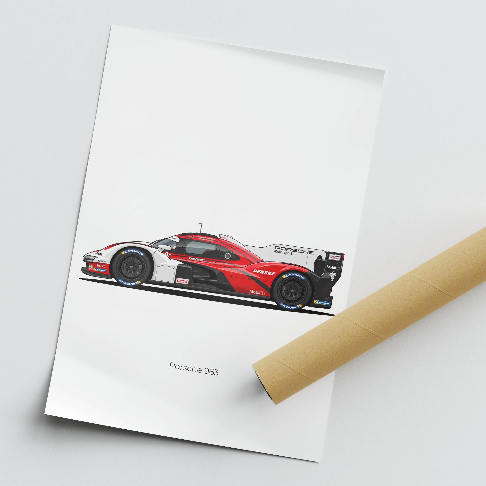 2023 Porsche 963 Penske Motorsport – Car Print