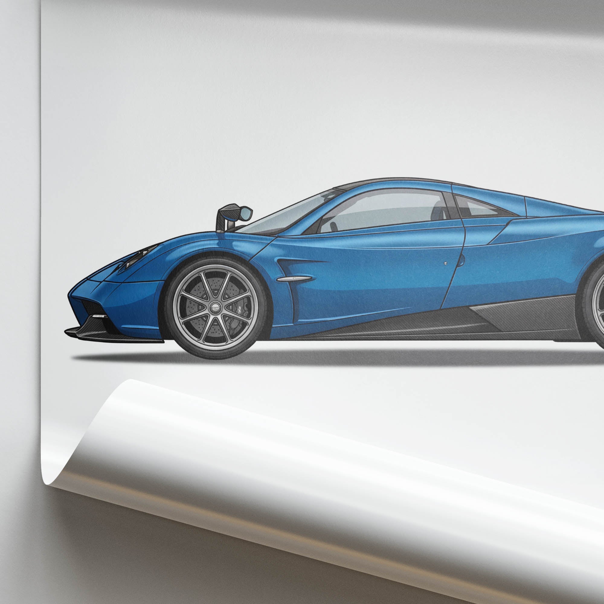 2022 Pagani Huayra Codalunga Semi – Car Print (Side)