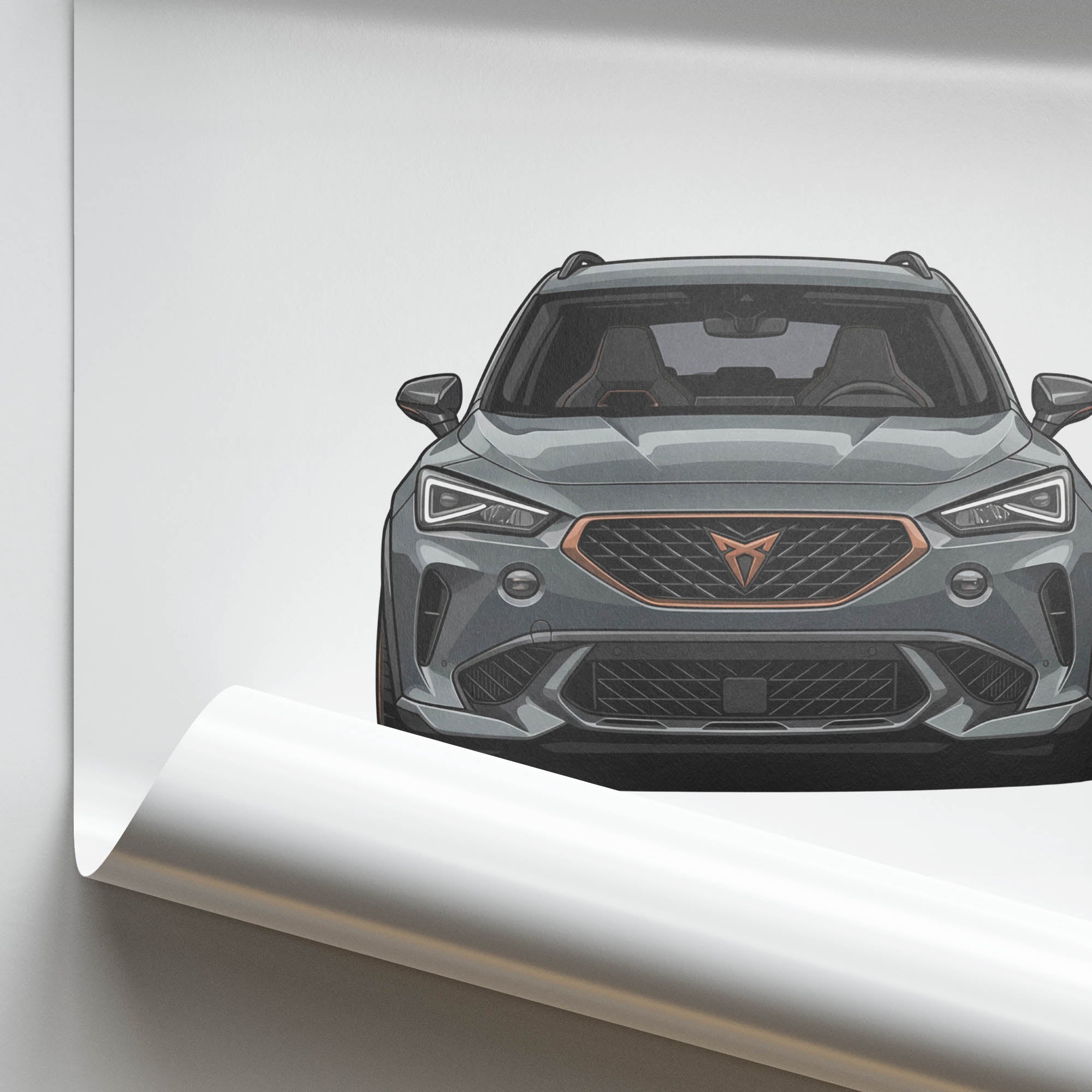 2024 Cupra Formentor VZ5 Taiga – Car Print (Front)