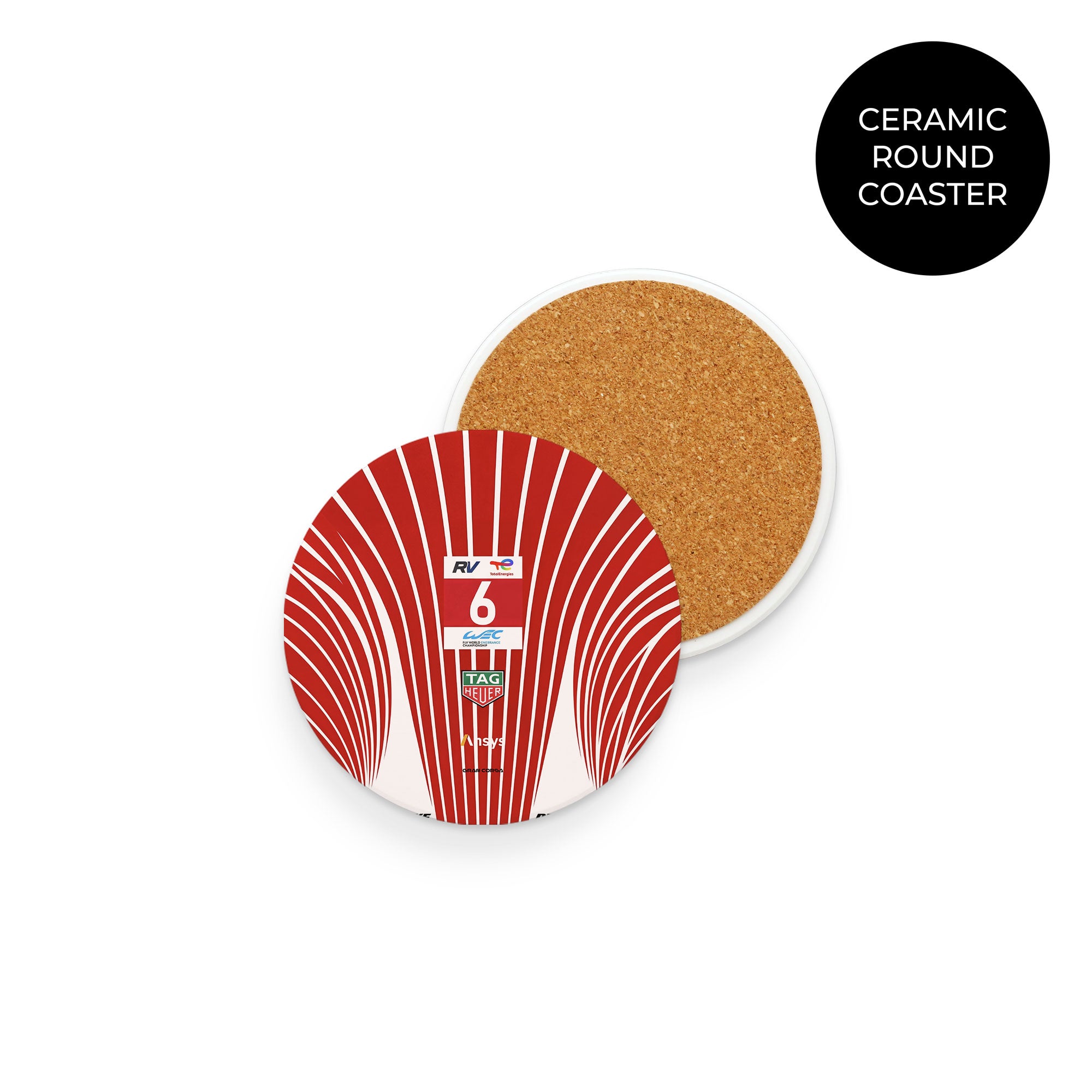 Porsche 963 Coaster – Durable Heat Resistant Motorsport Drinkware Accessory