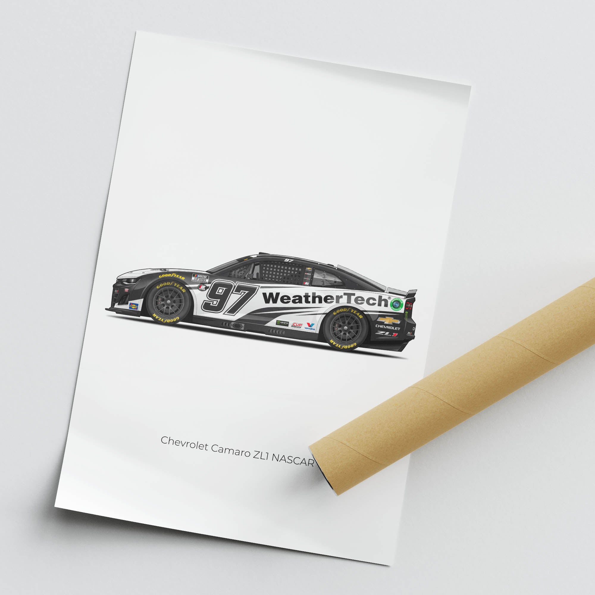 2025 Chevrolet Camaro ZL1 Shane Van – Car Print (Side)