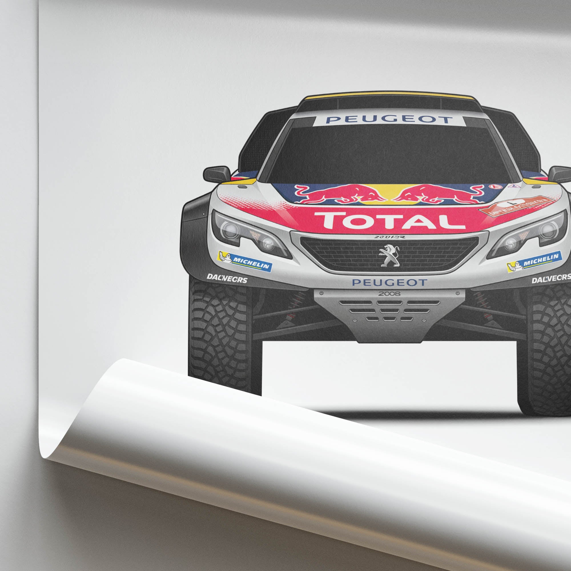 2016 Peugeot 2008 DKR St Phane Peterhansel – Car Print