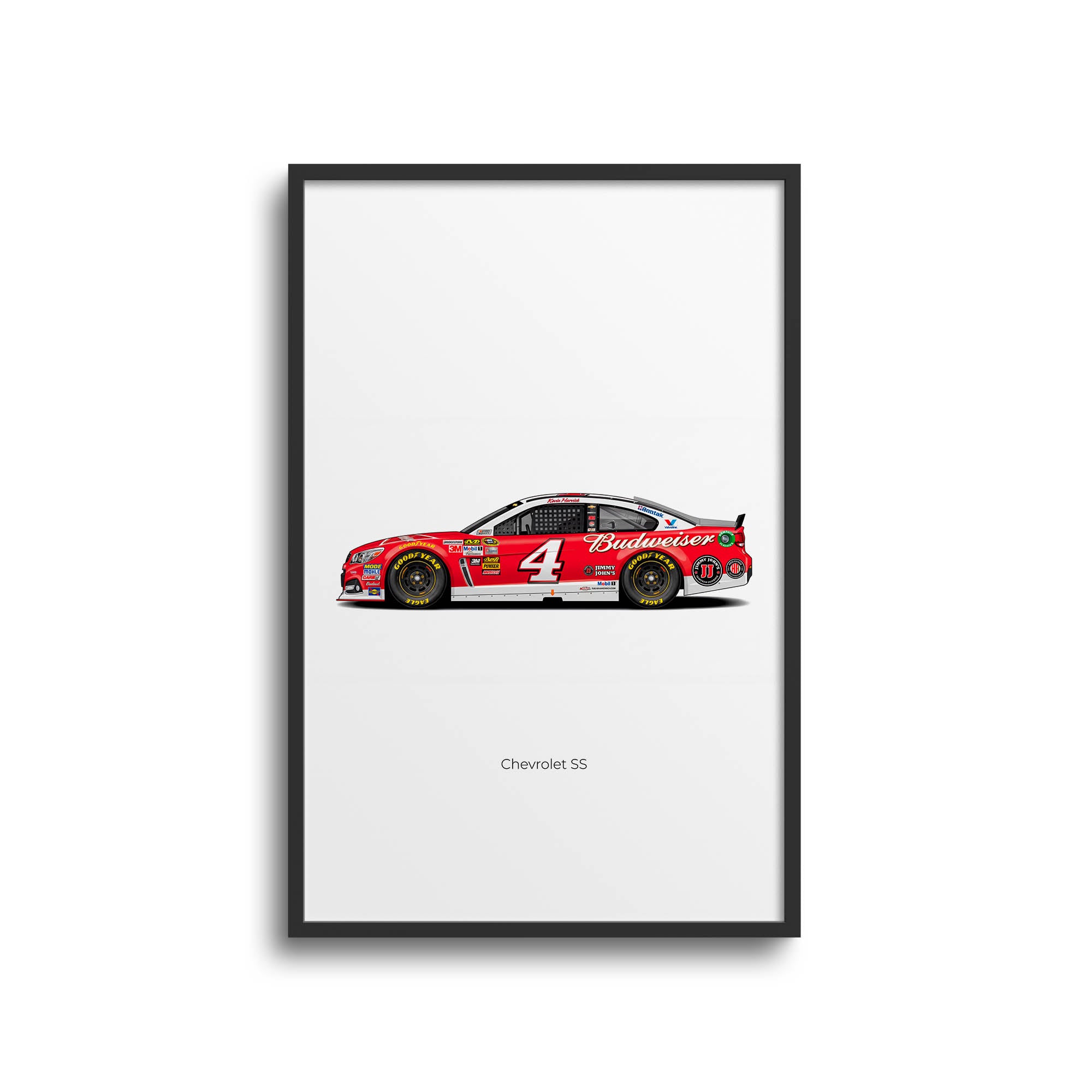 2014 Chevrolet SS Kevin Harvick Budweiser – Car Print