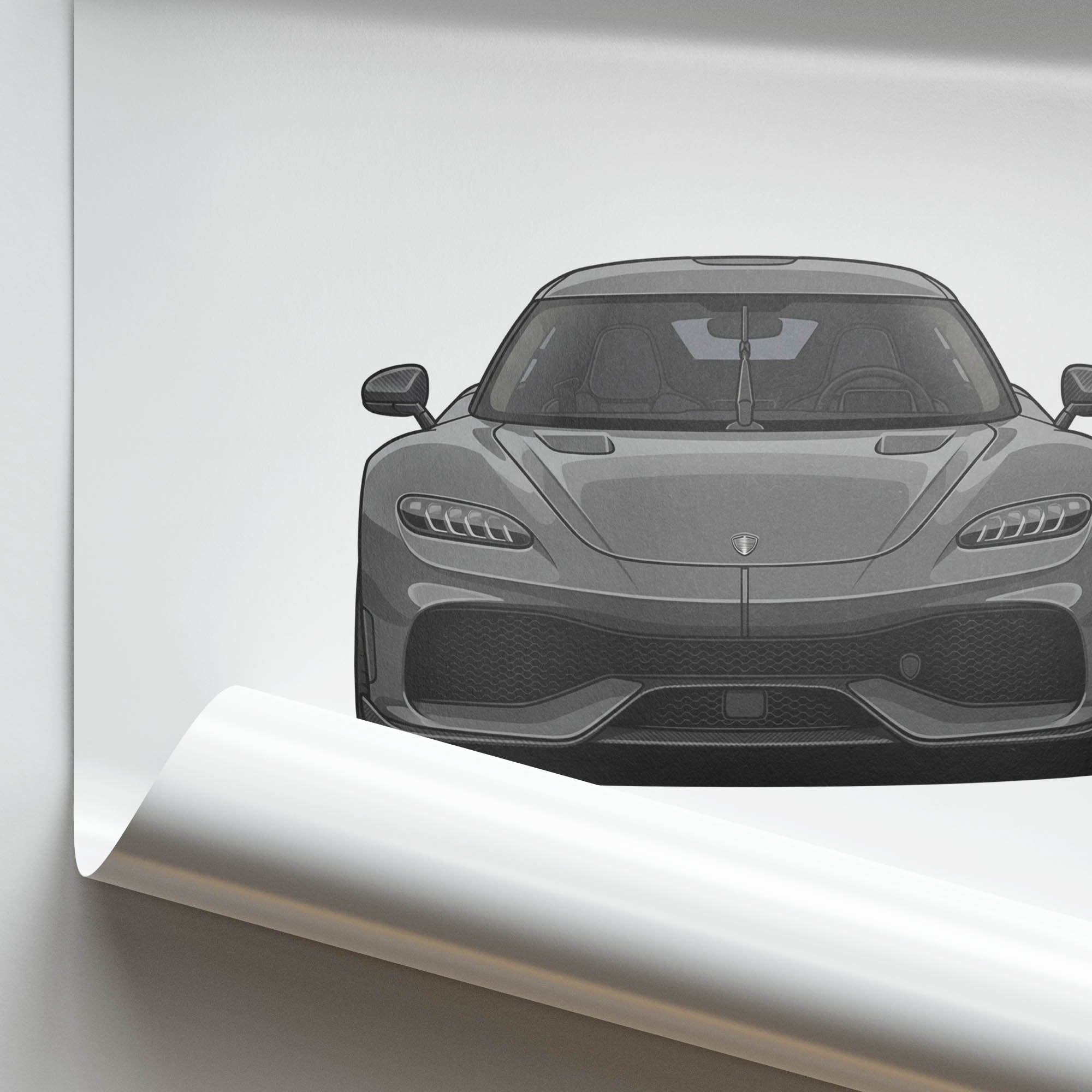 2023 Koenigsegg Gemera – Car Print (Front)