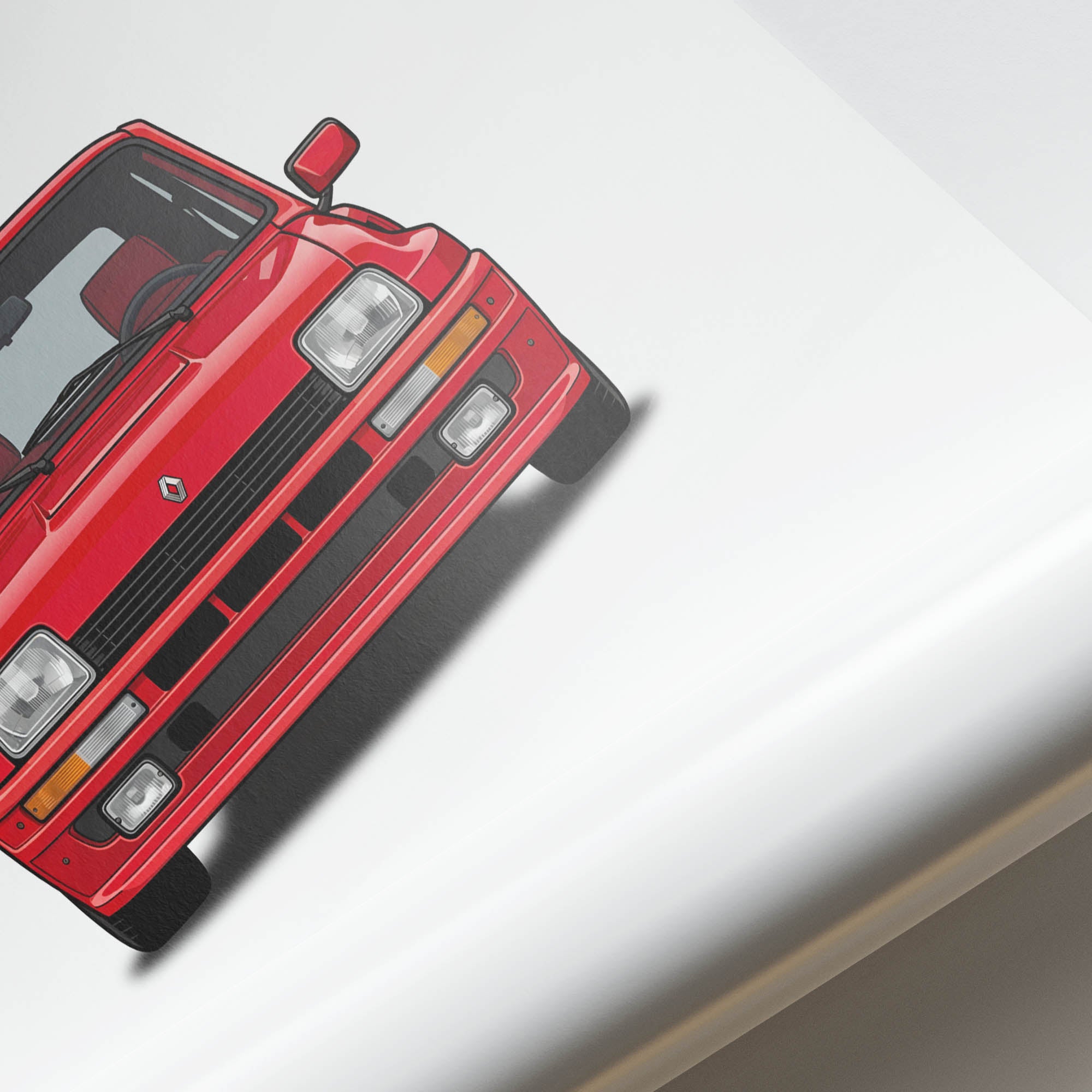 1980 Renault 5 Turbo – Car Print (Front)