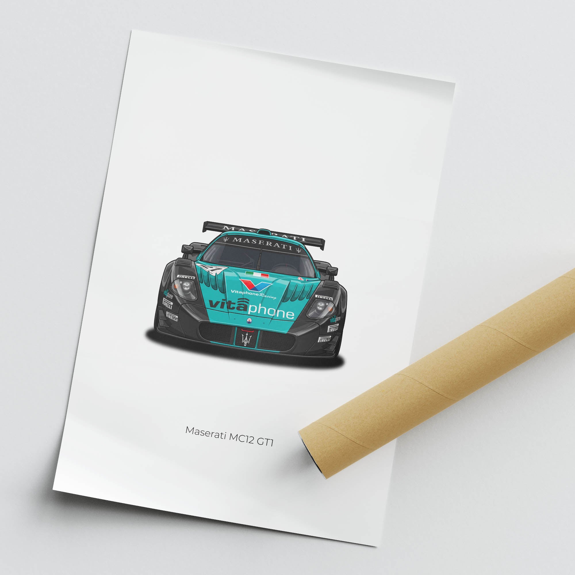 2005 Maserati MC12 GT1 Vitaphone – Car Print
