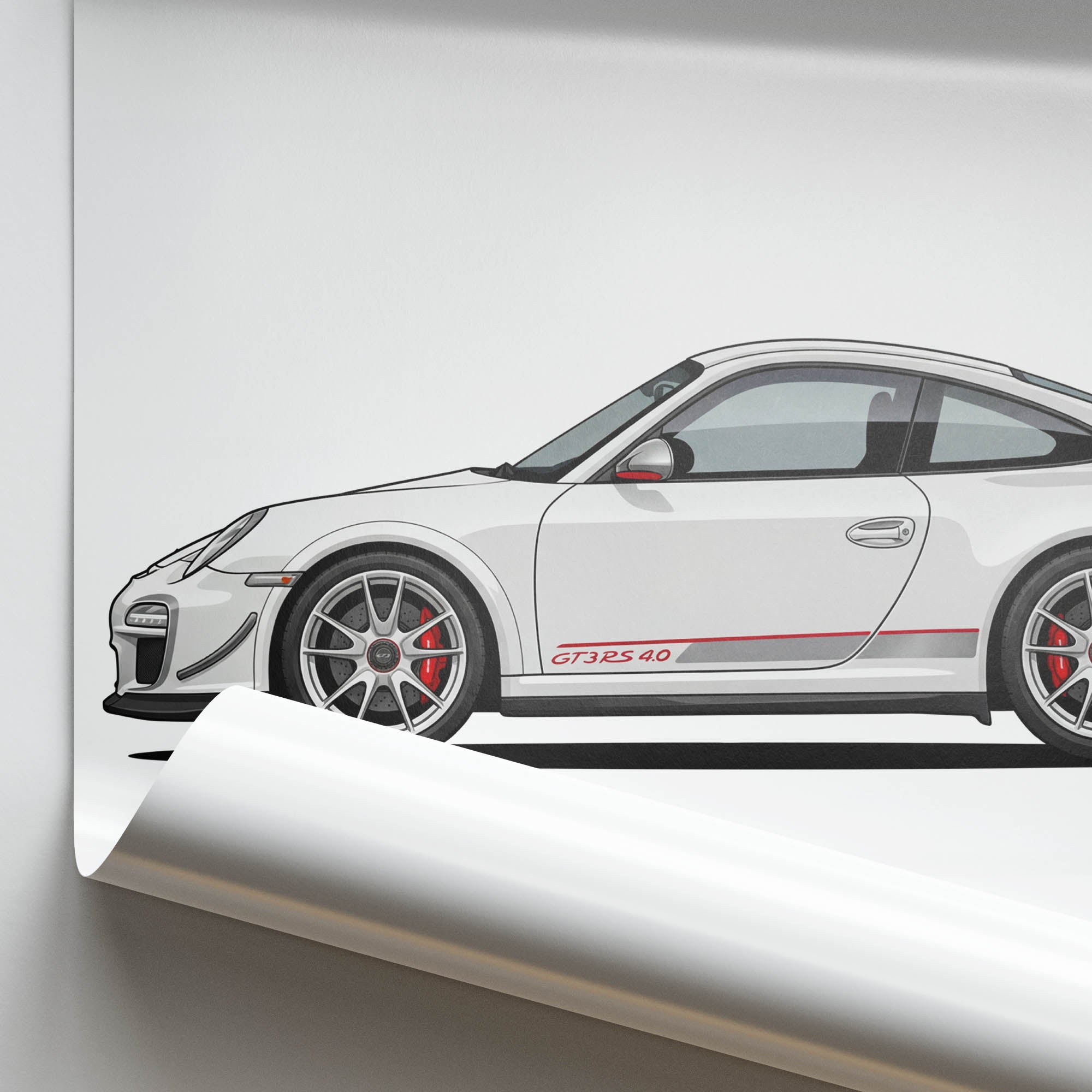 2011 Porsche 911 GT3 RS – Car Print