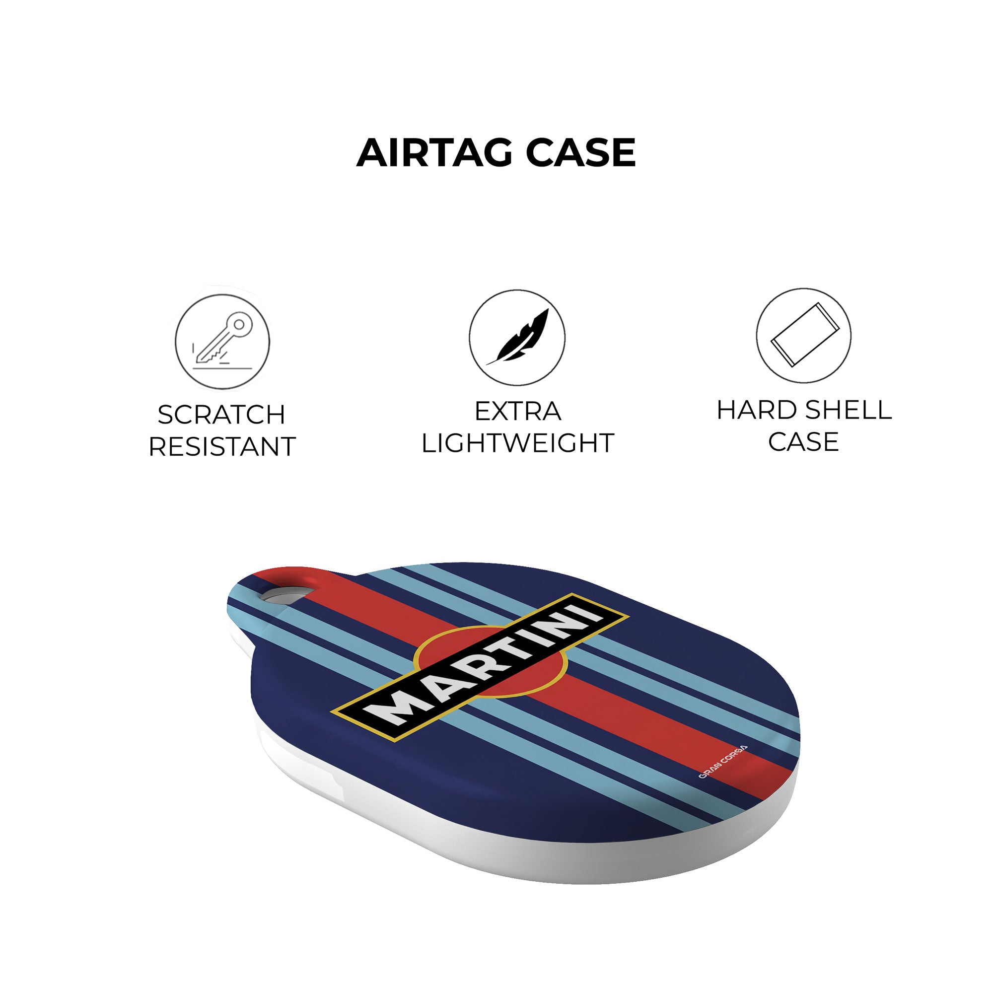 Martini Porsche Livery 2 – AirTag Case