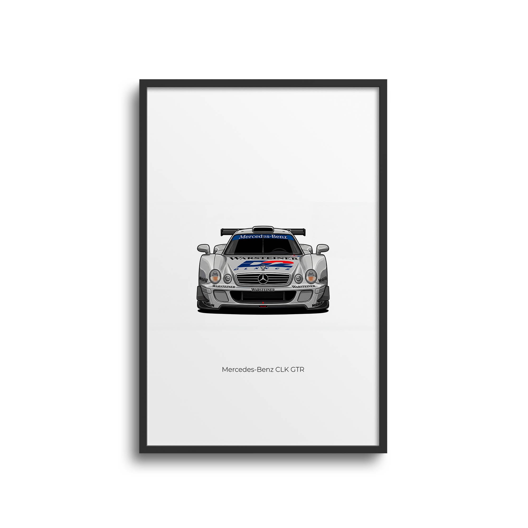 1998 Mercedes-Benz CLK GTR D2 – Car Print (Front)