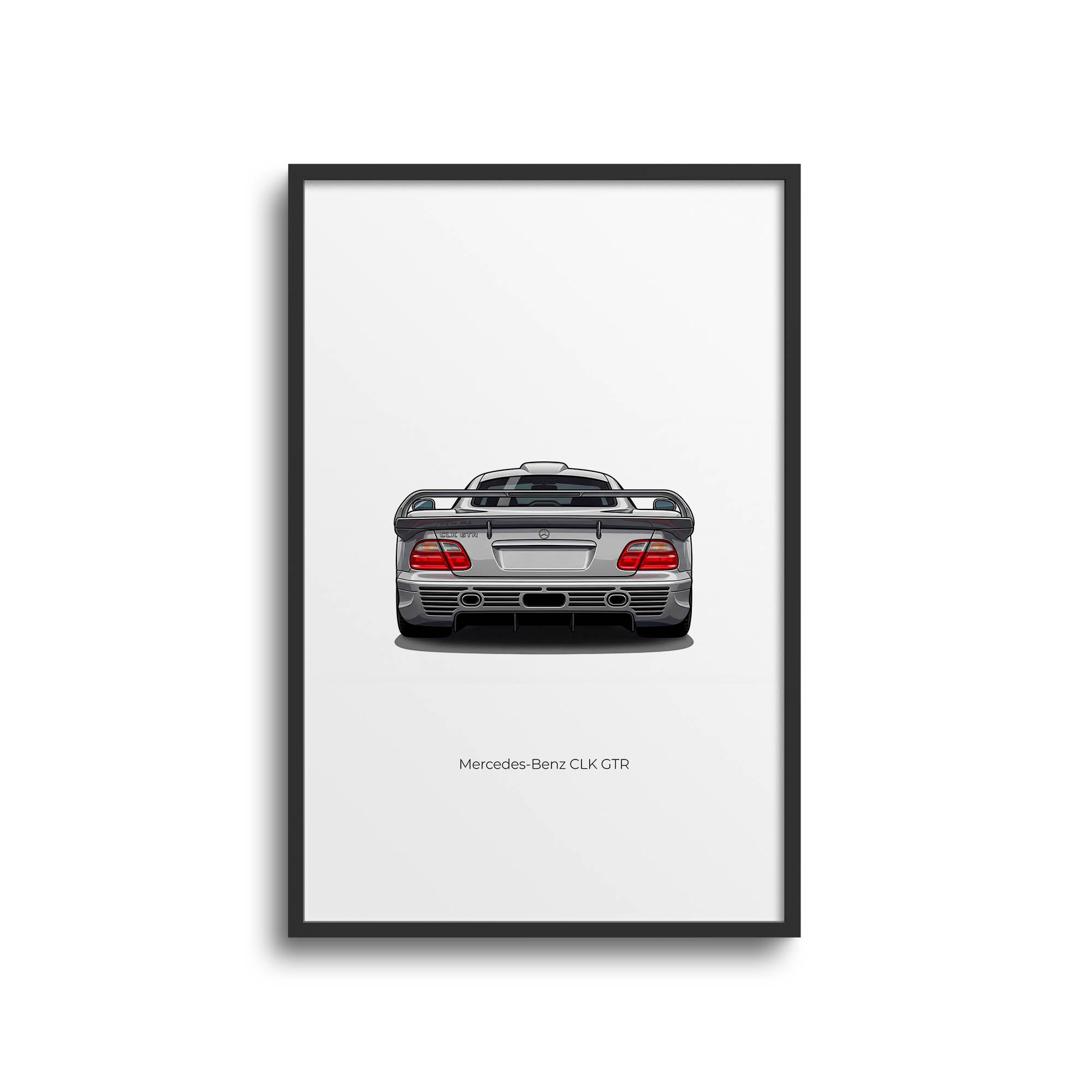 1998 Mercedes-Benz CLK GTR – Car Print (Back)