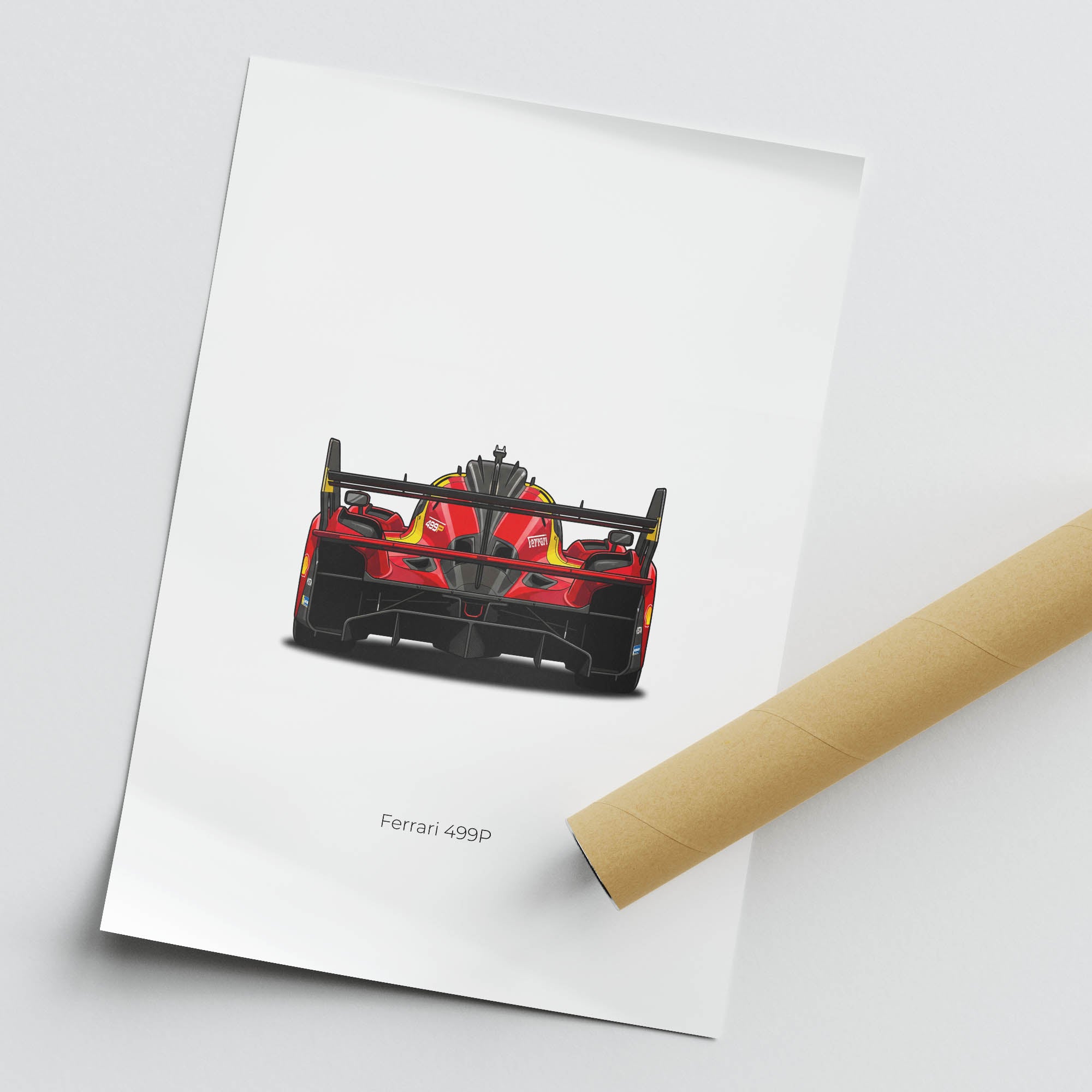 2023 Ferrari 499P Ferrari Hypercar – Car Print