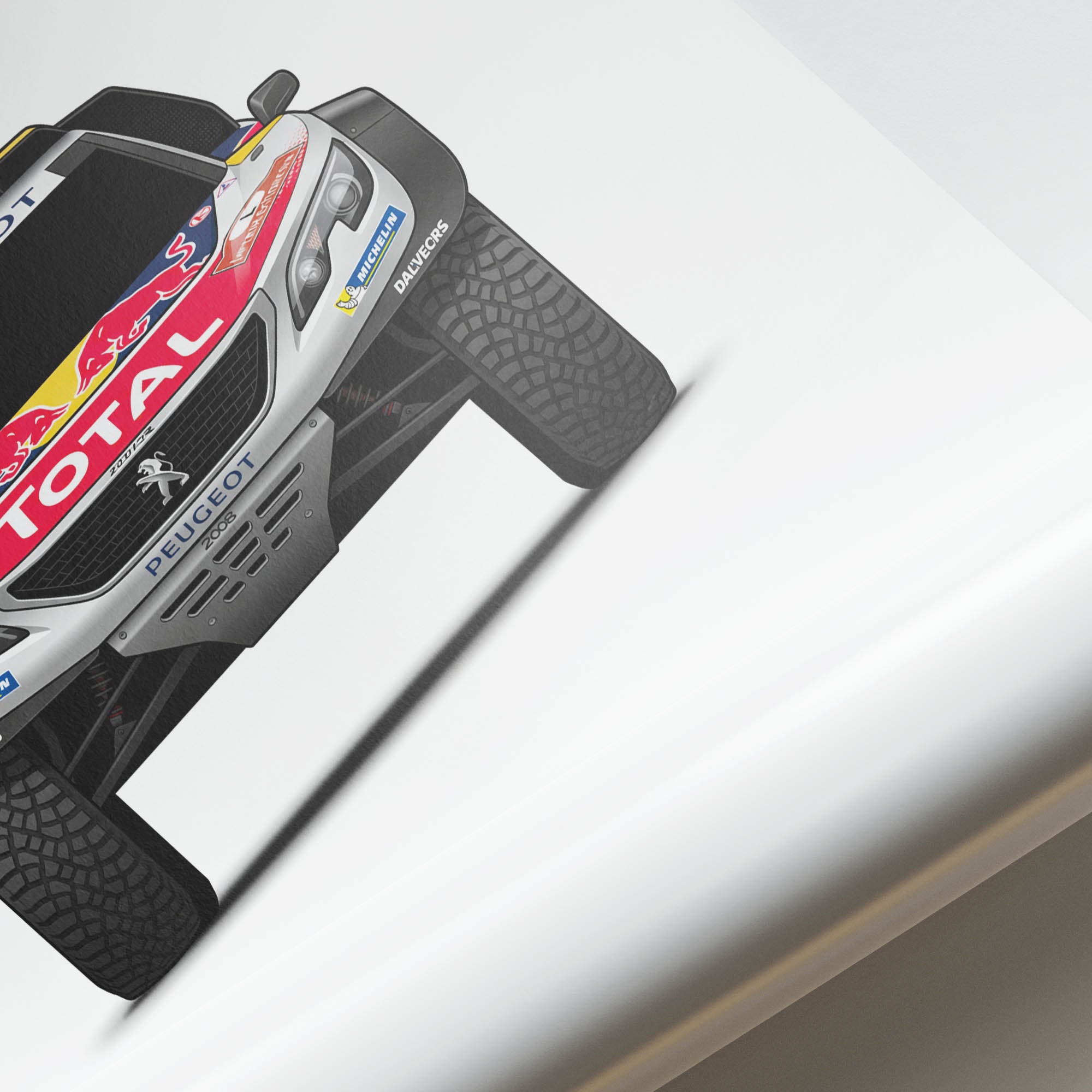 2016 Peugeot 2008 DKR St Phane Peterhansel – Car Print