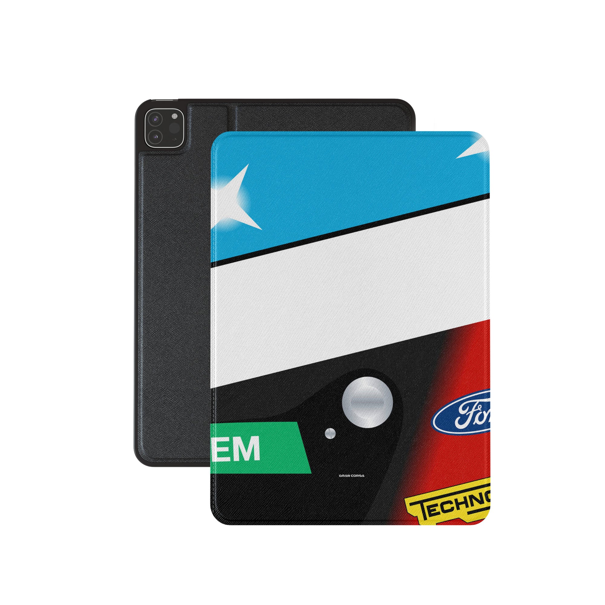 Michael Schumacher iPad Case – Ferrari F1 Helmet Design | Durable Protective Cover