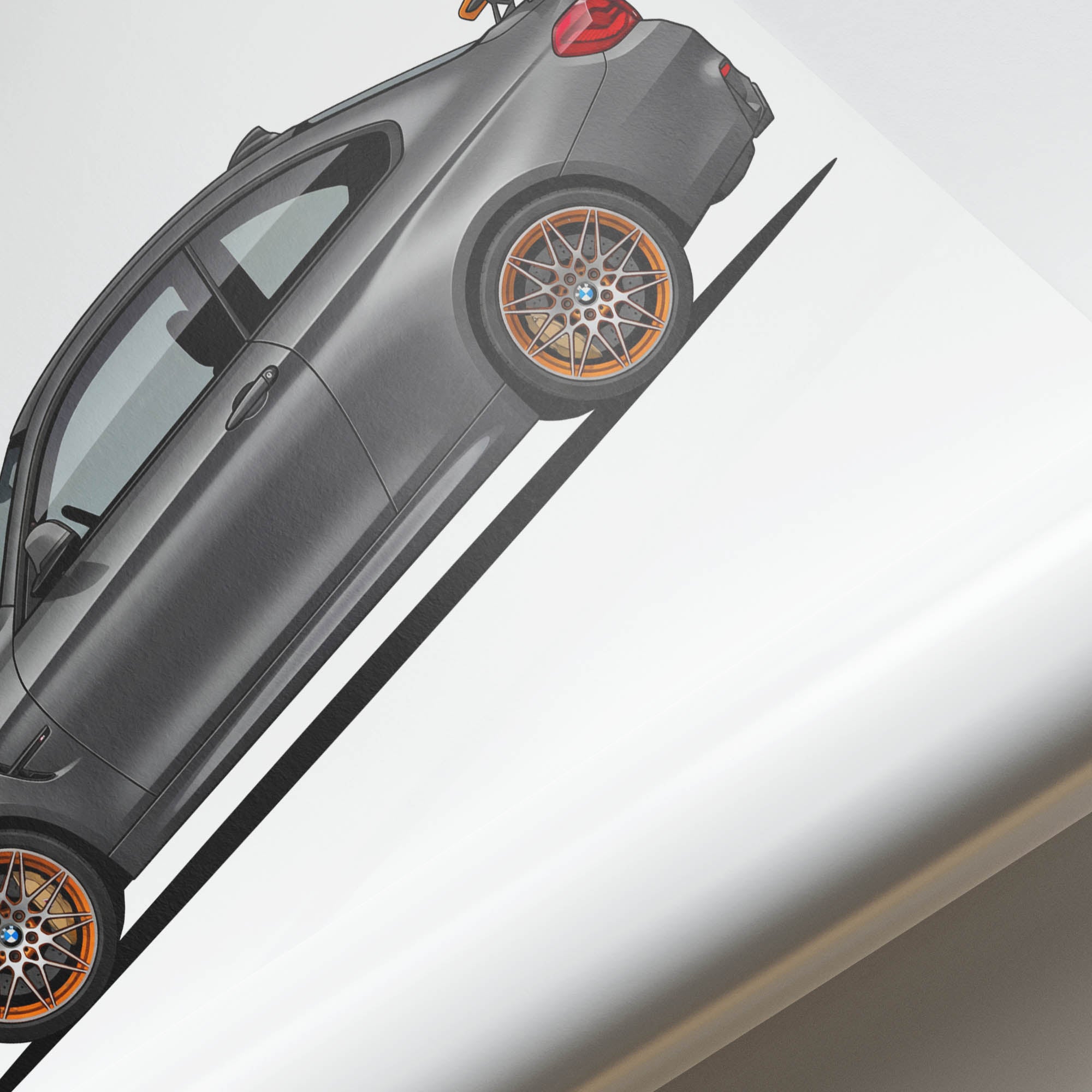 2016 BMW M4 Gts F82 Frozen – Car Print