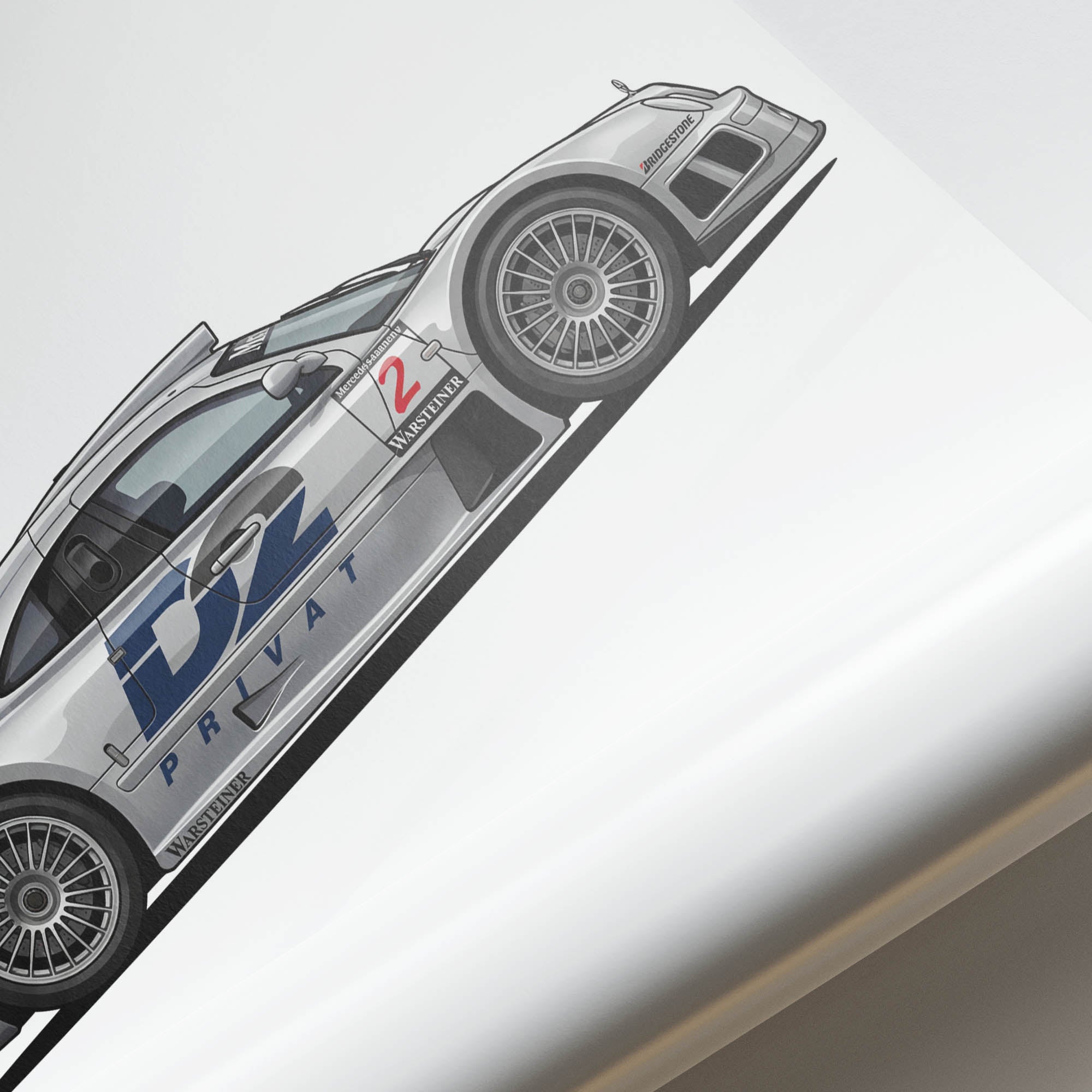 1998 Mercedes-Benz CLK GTR D2 – Car Print
